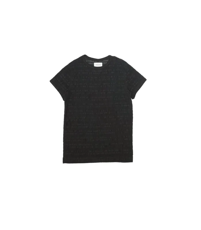 COMPACT TEE- BLACK made by TANAKA
