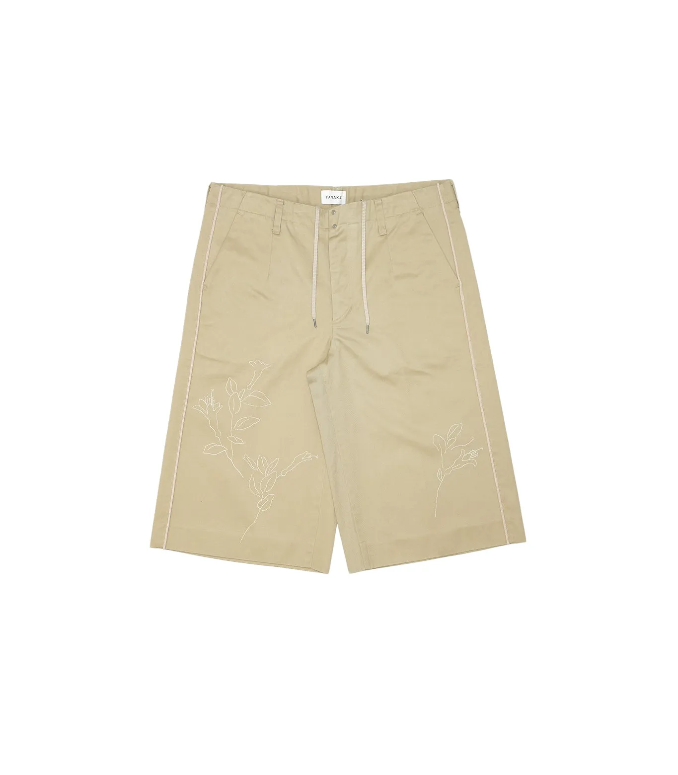 THE SHORTS - KHAKI (EMBROIDERY) sold by TANAKA product image thumbnail 4
