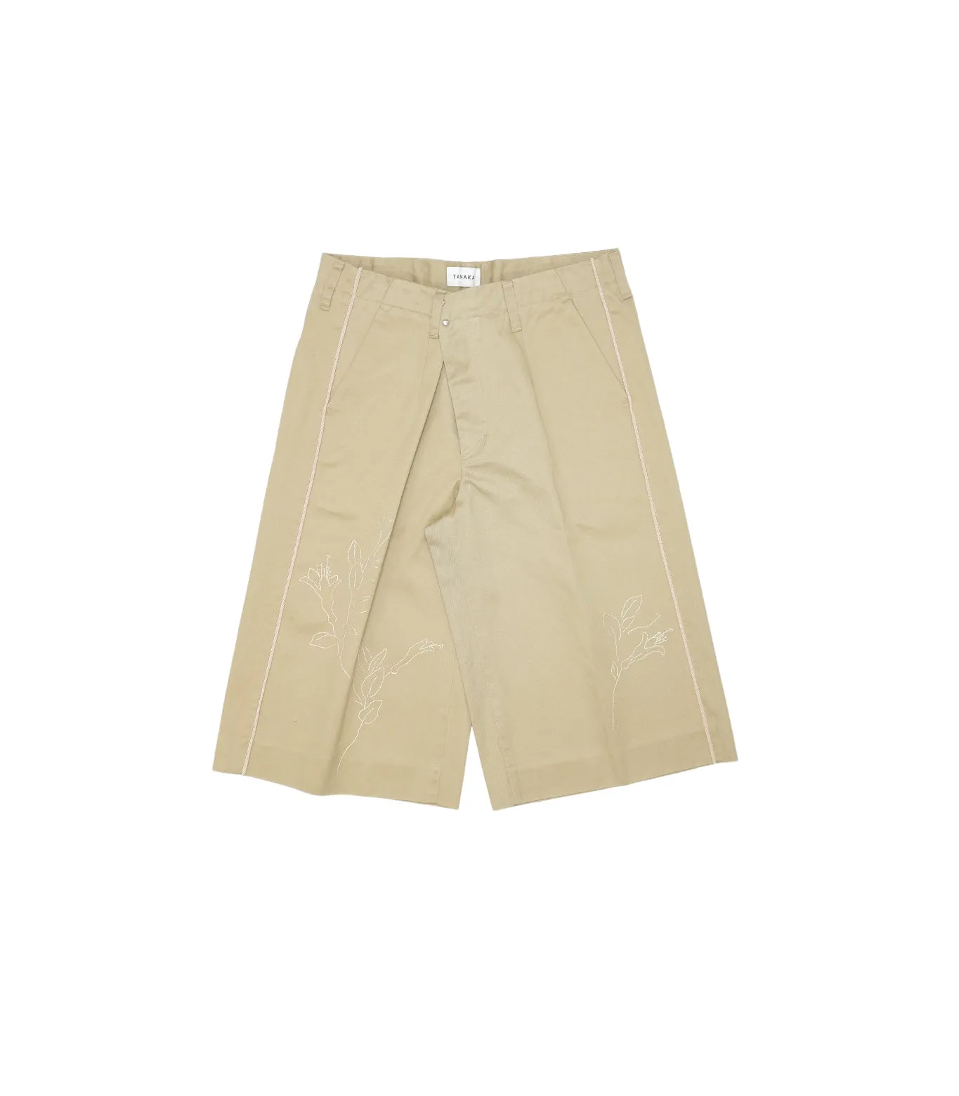 THE SHORTS - KHAKI (EMBROIDERY) sold by TANAKA product image thumbnail 2