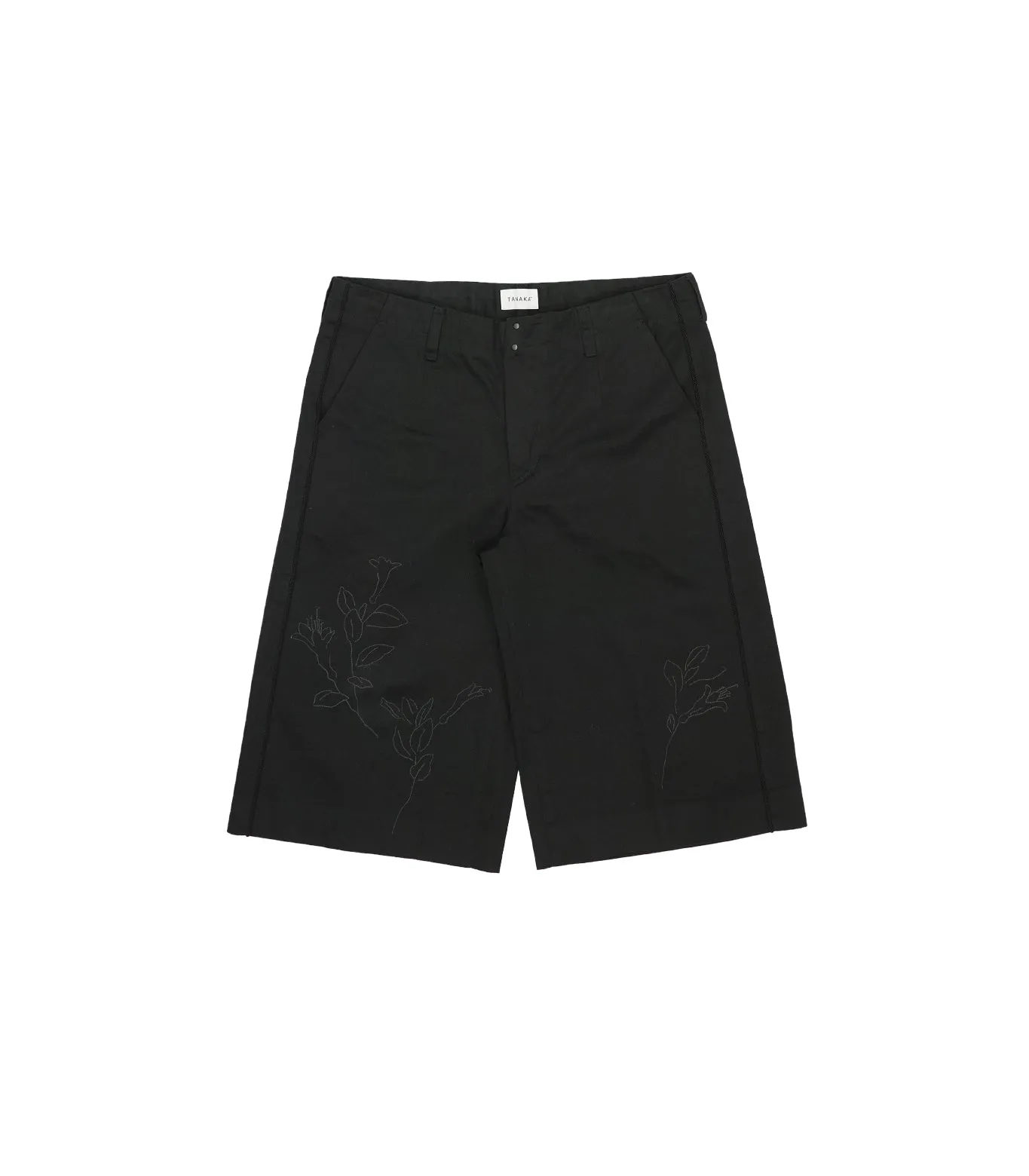 THE SHORTS - BLACK (EMBROIDERY) sold by TANAKA