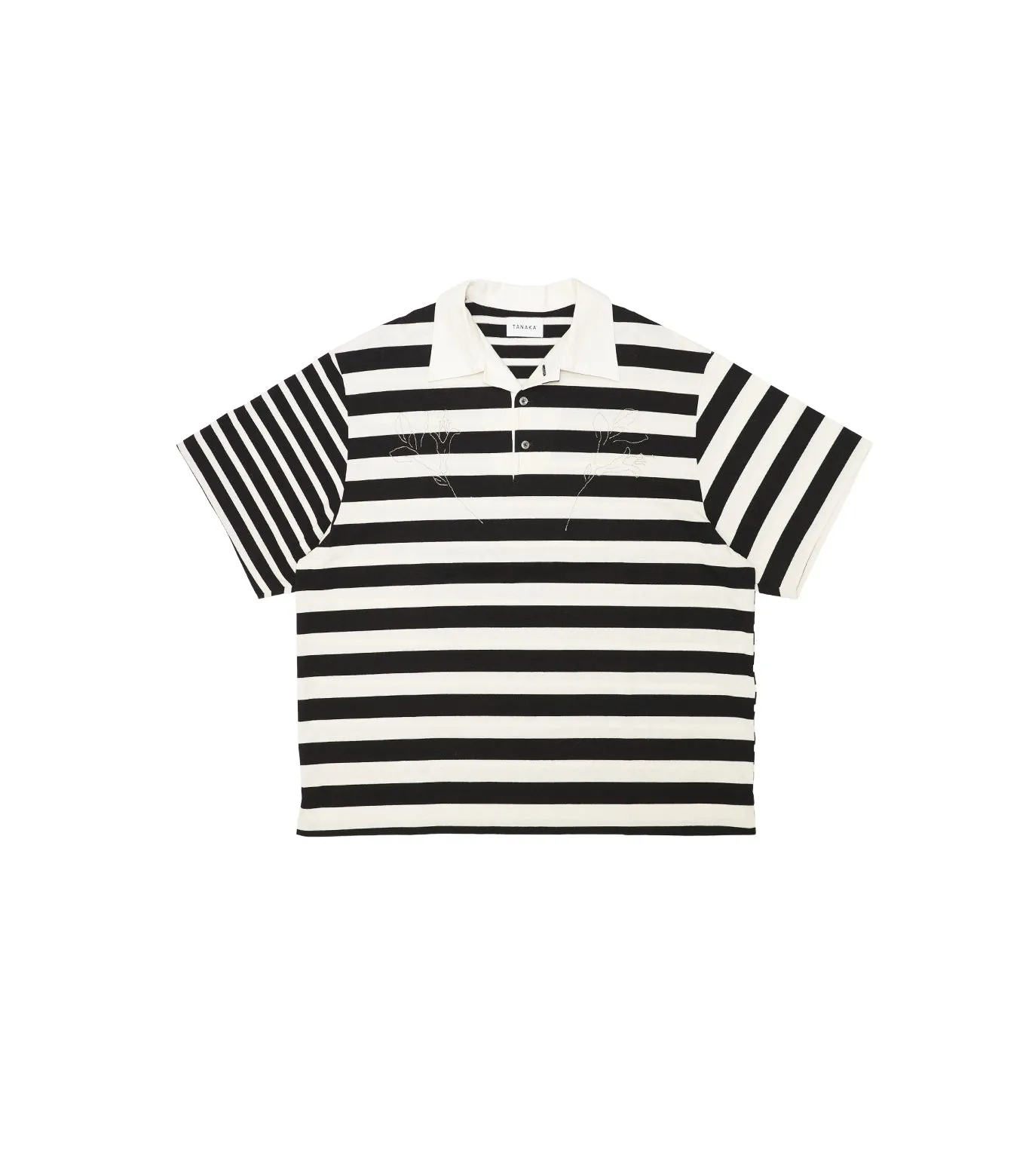 THE POLOSHIRTS - BLACK STRIPE(EMBROIDERY) sold by TANAKA