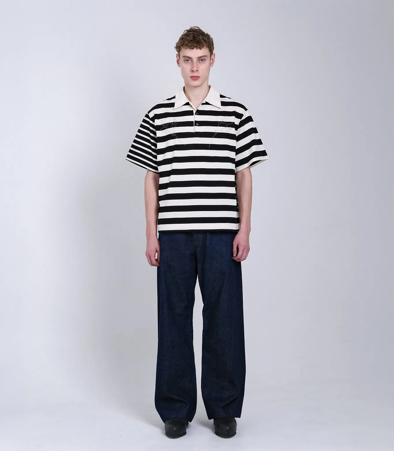THE POLOSHIRTS - BLACK STRIPE(EMBROIDERY) sold by TANAKA product image thumbnail 4