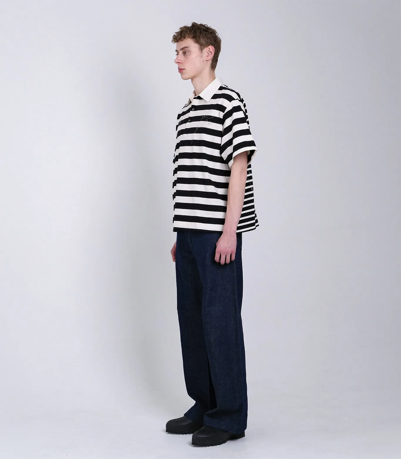 THE POLOSHIRTS - BLACK STRIPE(EMBROIDERY) sold by TANAKA product image thumbnail 5
