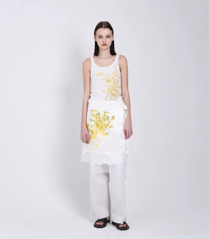 TANK TOP - YELLOW FLOWER made by TANAKA