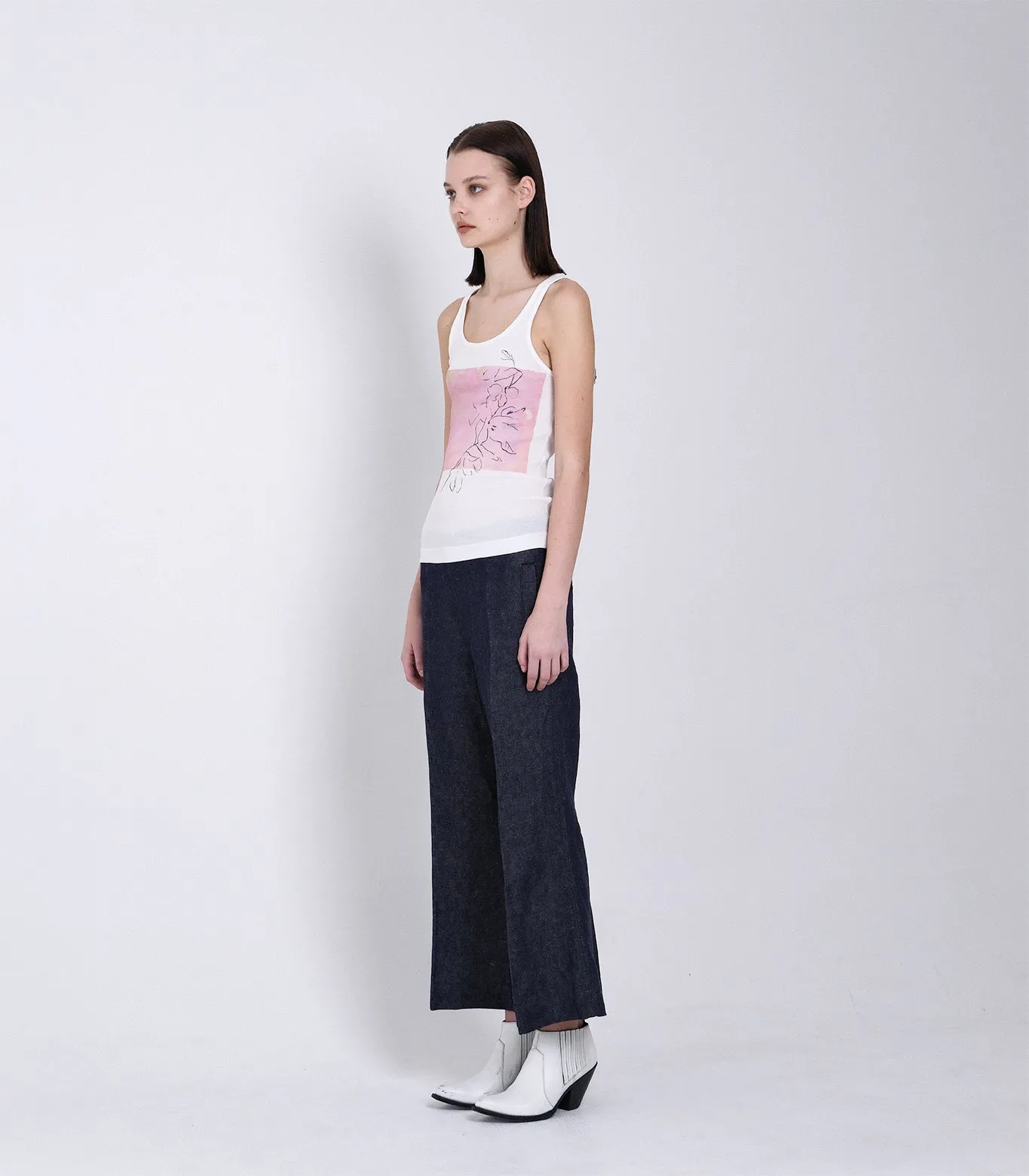 TANK TOP - PINK FLOWER sold by TANAKA product image thumbnail 4