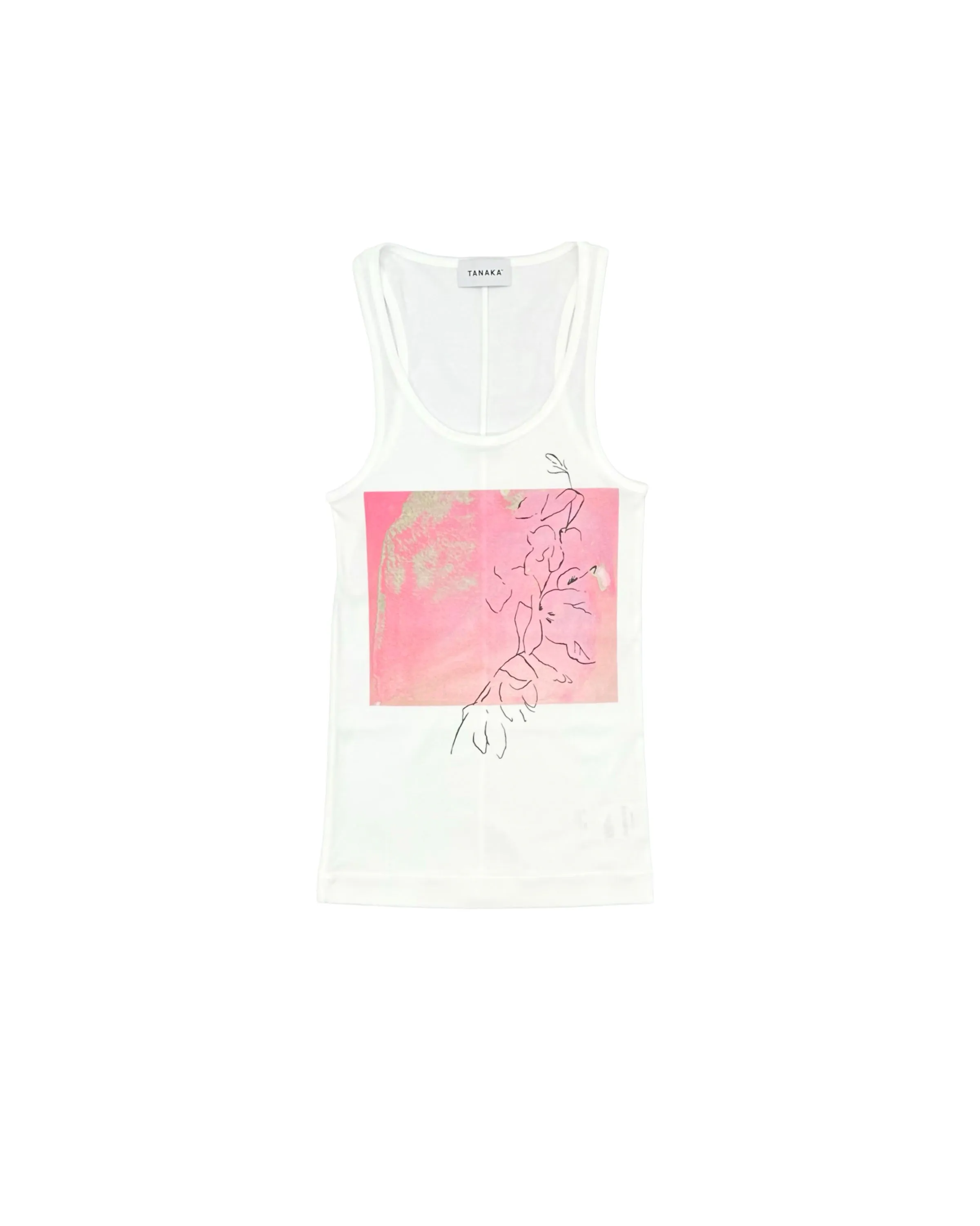 TANK TOP - PINK FLOWER sold by TANAKA