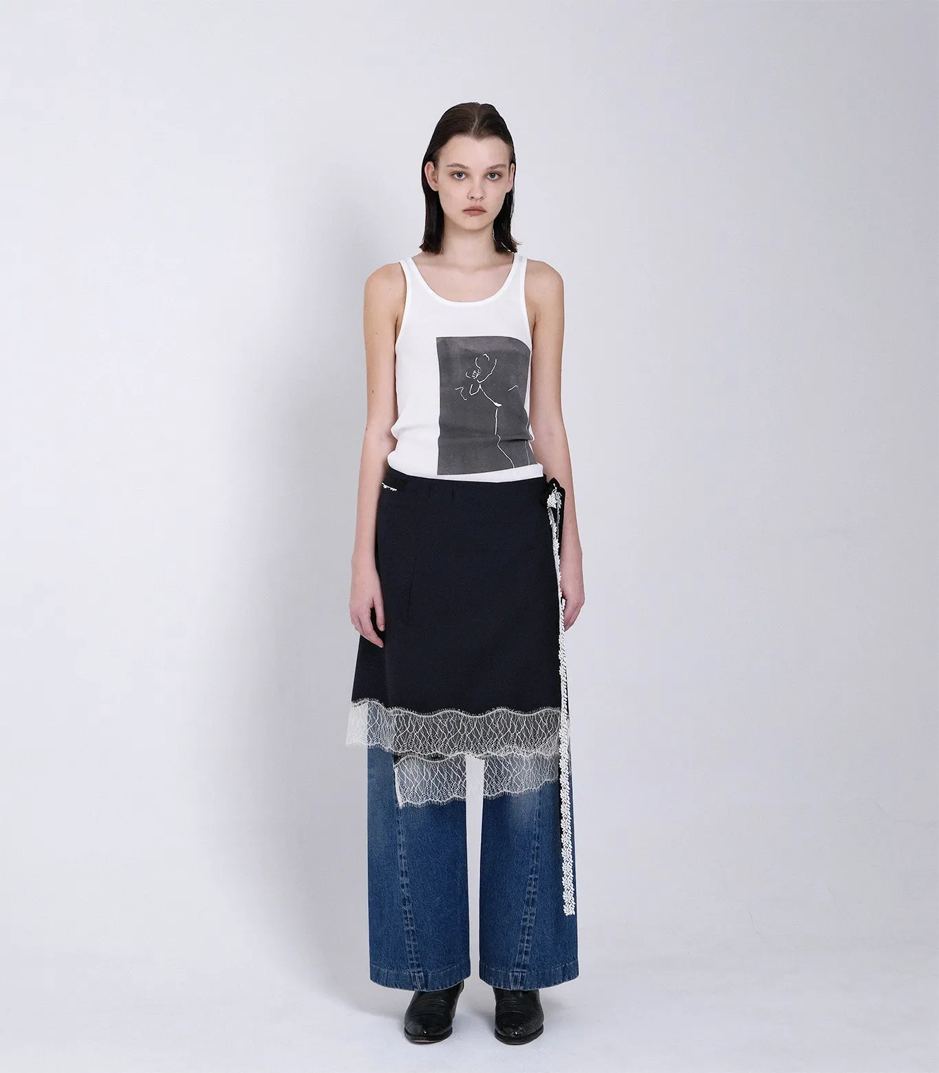 TANK TOP - BLACK CACTUS sold by TANAKA product image thumbnail 2