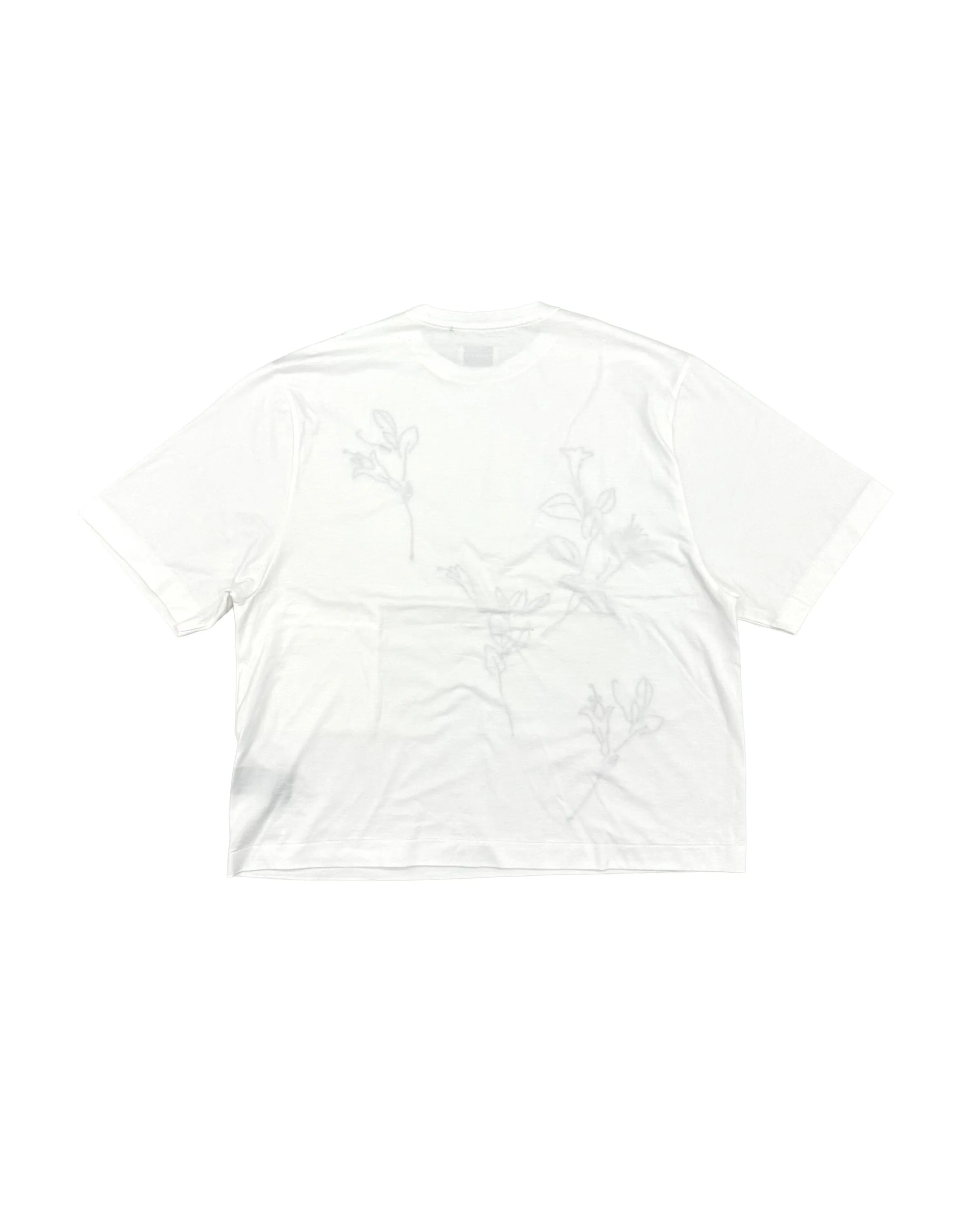BOXY TEE - WHITE (EMBROIDERY) sold by TANAKA product image thumbnail 2
