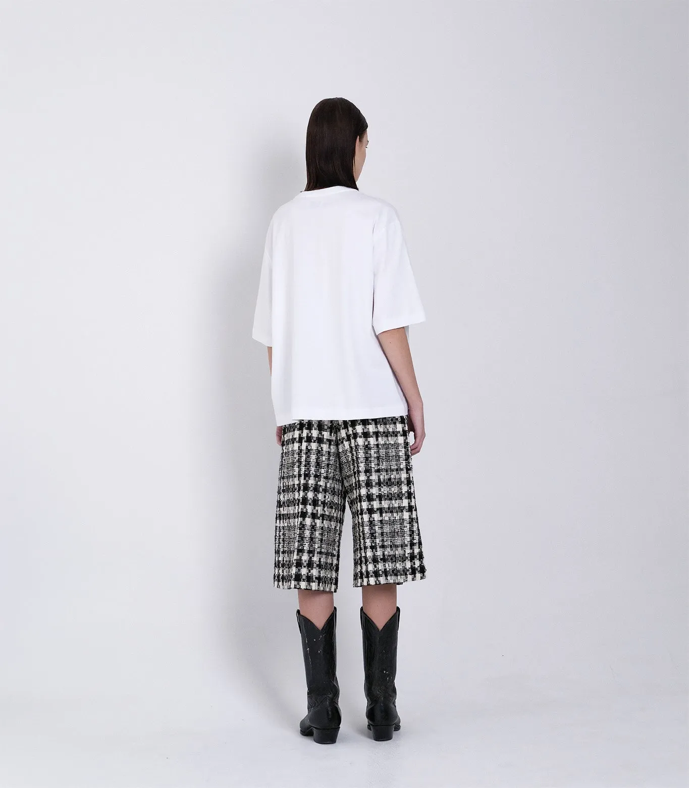 BOXY TEE - WHITE (EMBROIDERY) sold by TANAKA product image thumbnail 4