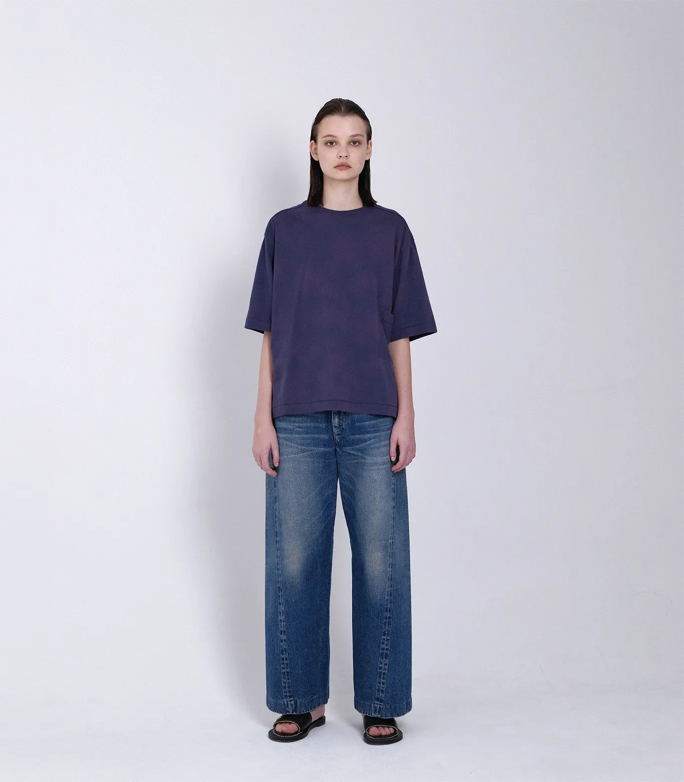BOXY TEE - DARK PURPLE sold by TANAKA product image thumbnail 3