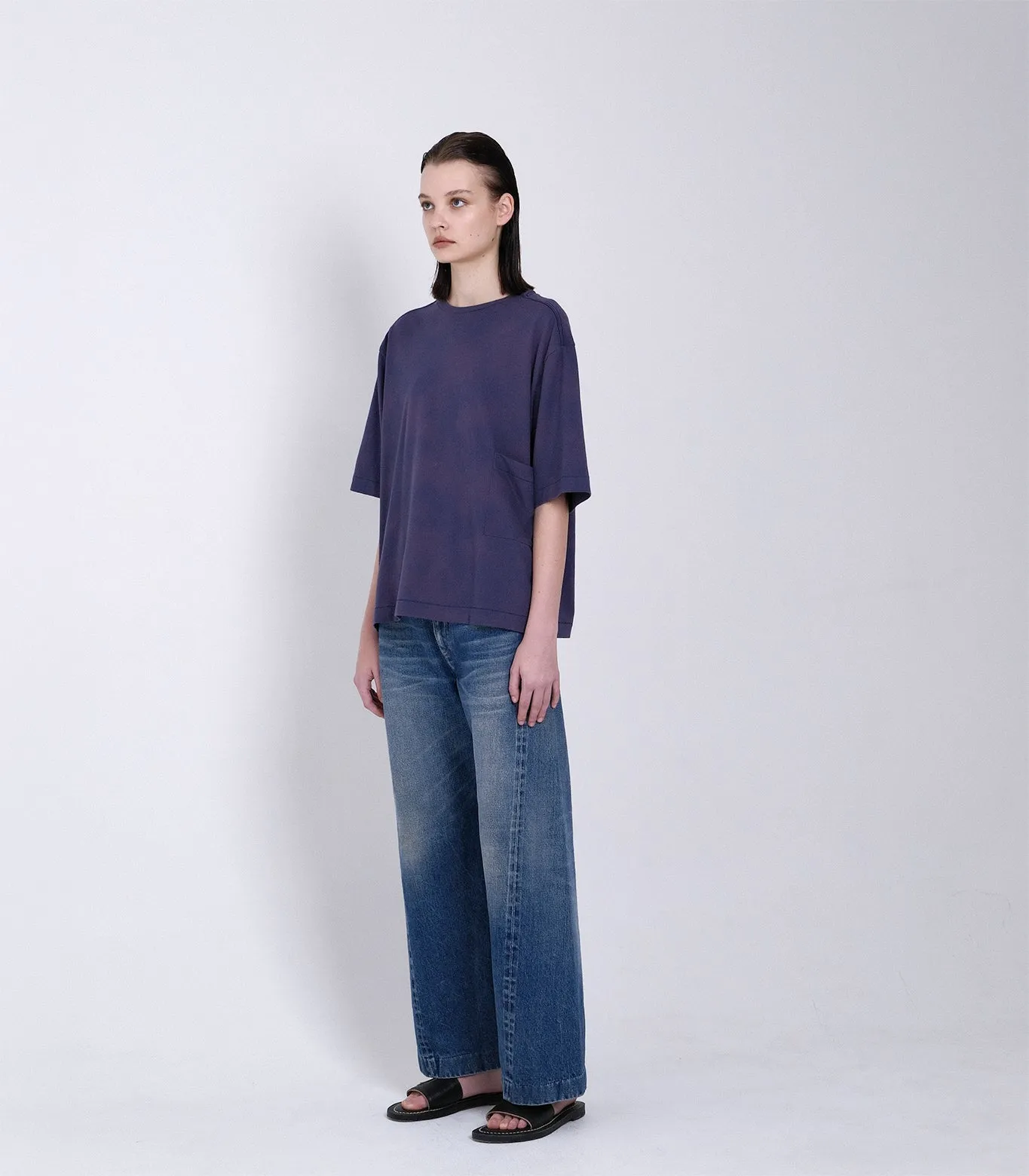 BOXY TEE - DARK PURPLE sold by TANAKA product image thumbnail 5