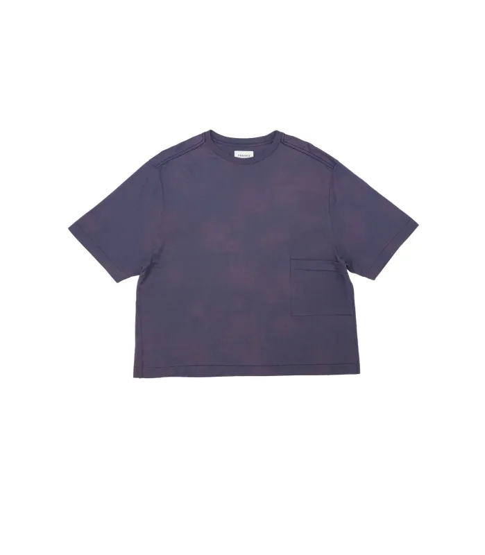BOXY TEE - DARK PURPLE made by TANAKA