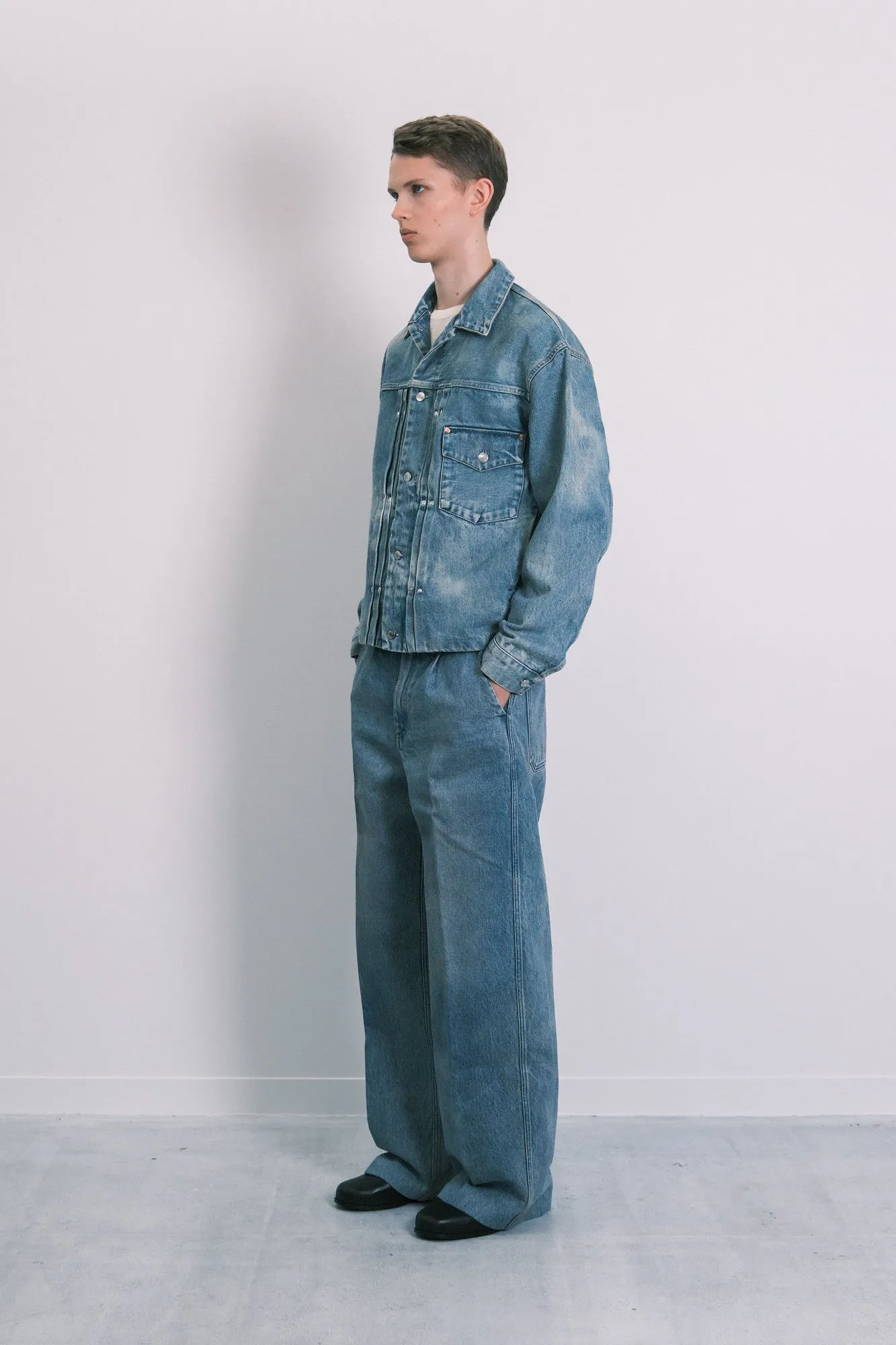 THE JEAN JACKET - DUSTY BLUE sold by TANAKA product image thumbnail 2
