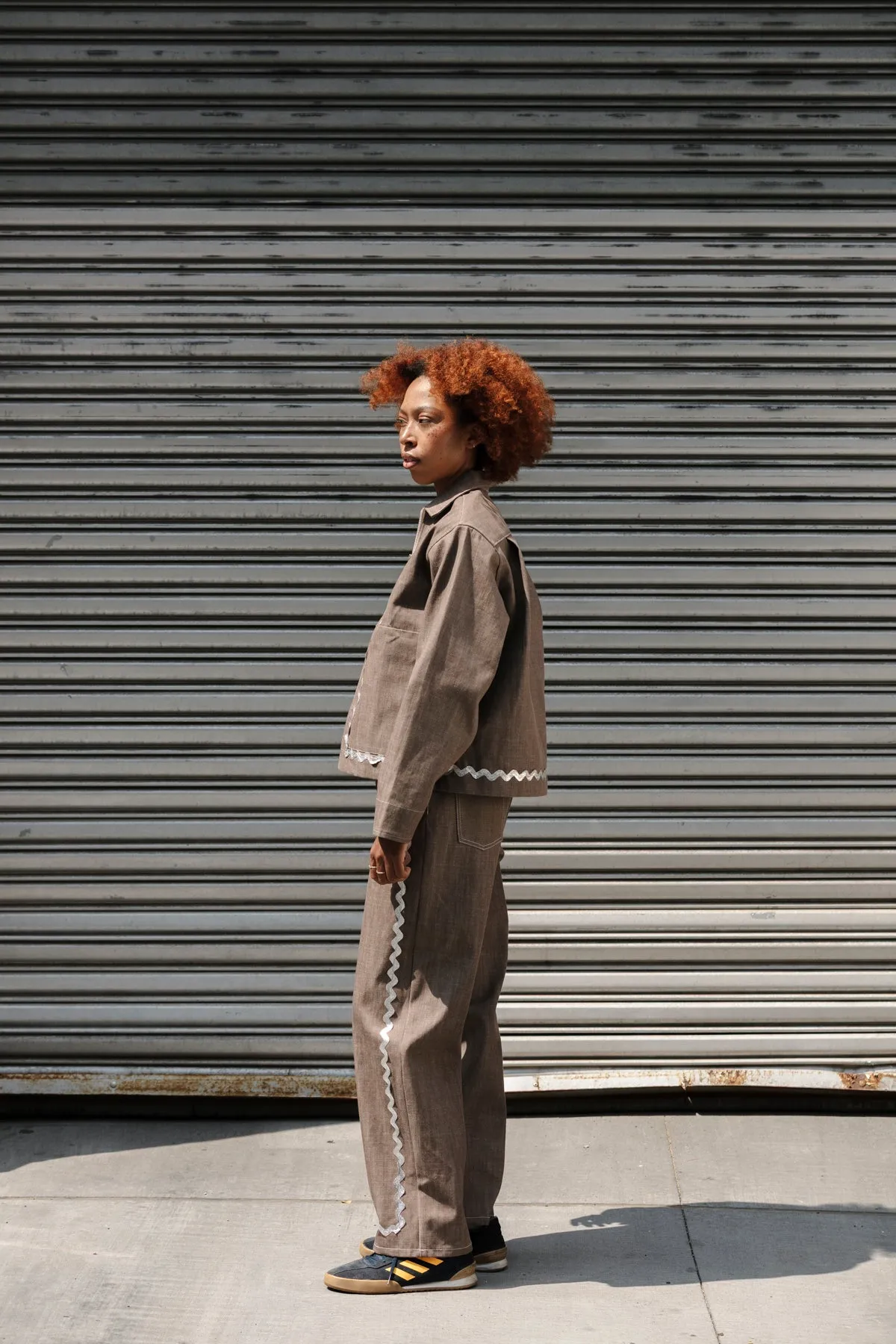 Ring Zip Jacket - Silver Rickrack sold by CARLEEN product image thumbnail 4