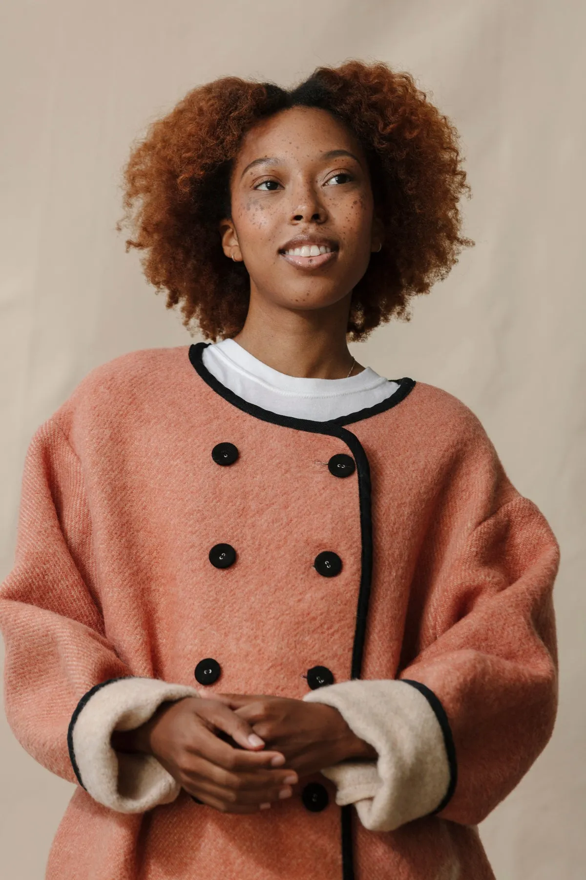 Long Brookes Jacket - Rose Deco (XLarge) sold by CARLEEN product image thumbnail 3