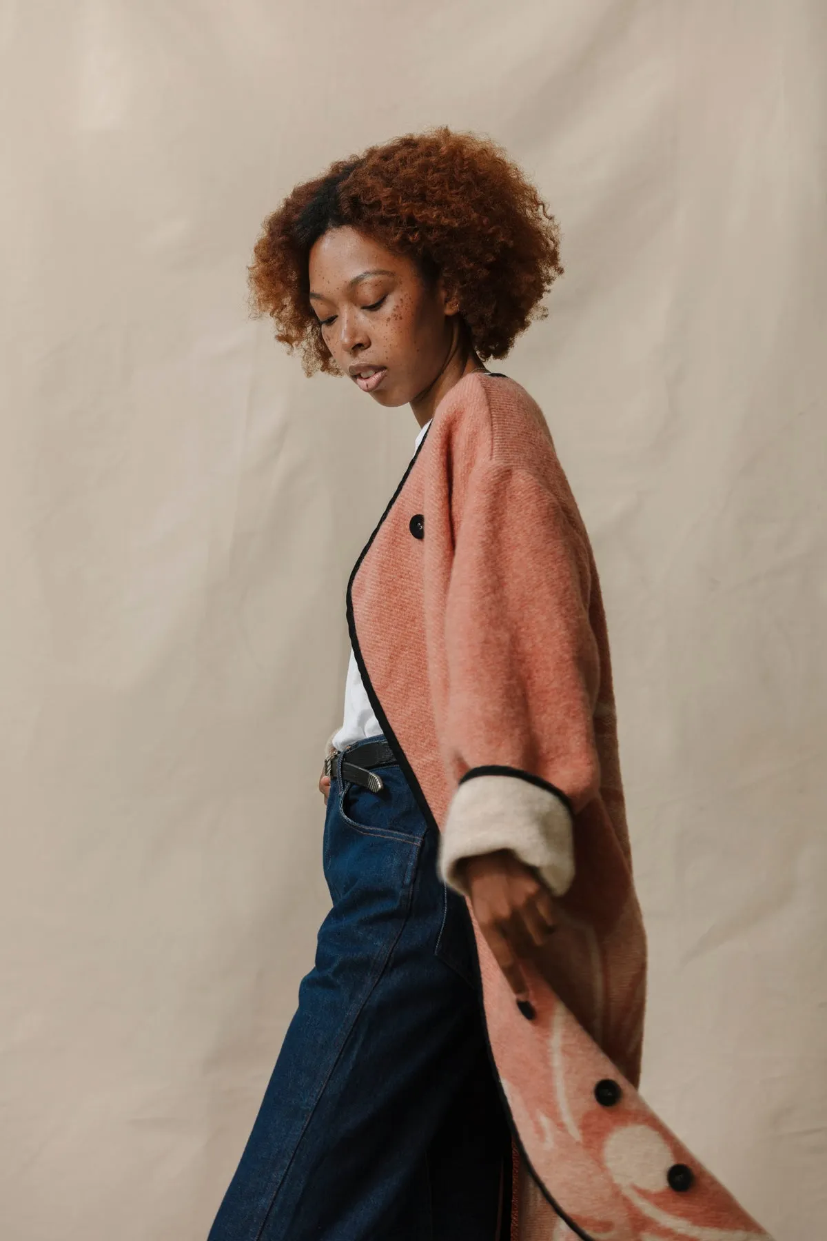 Long Brookes Jacket - Rose Deco (XLarge) sold by CARLEEN product image thumbnail 5