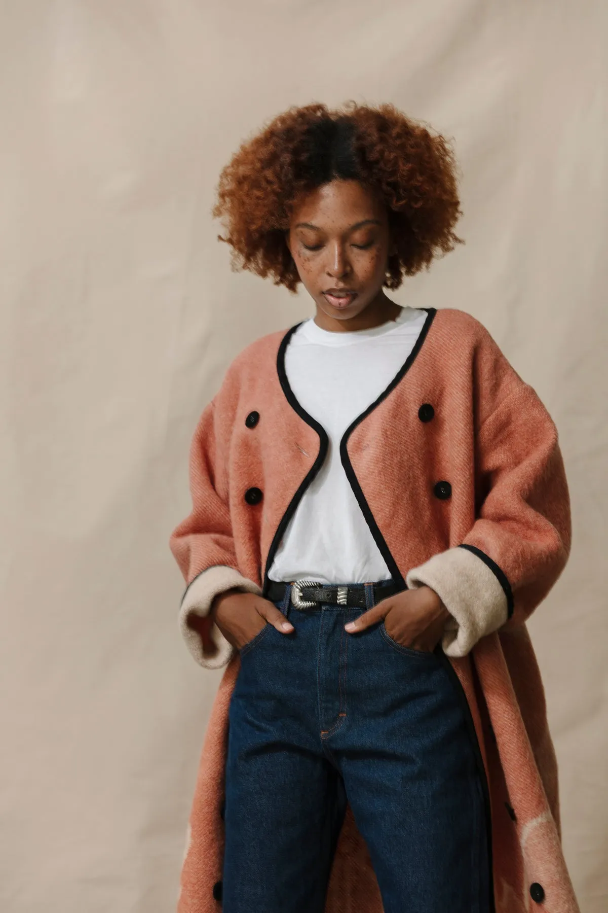 Long Brookes Jacket - Rose Deco (XLarge) sold by CARLEEN product image thumbnail 4