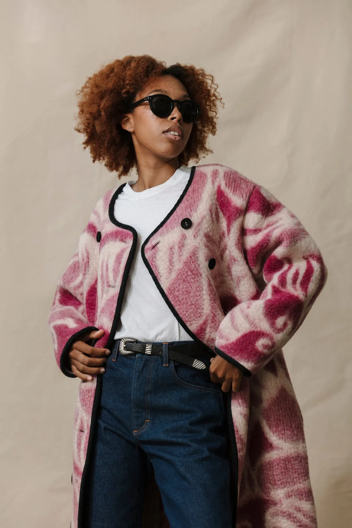 Long Brookes Jacket - Purple (Small) sold by CARLEEN product image thumbnail 2