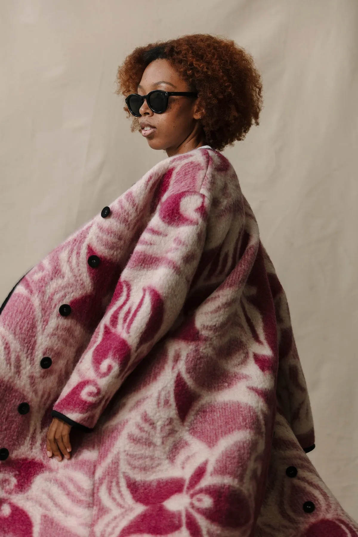 Long Brookes Jacket - Purple (Small) sold by CARLEEN product image thumbnail 5