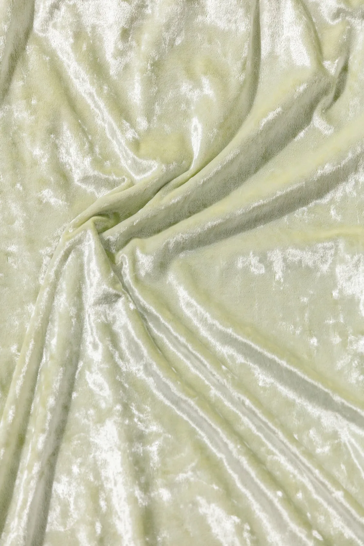 Velvet Skirt -Silvered Lime sold by CARLEEN product image thumbnail 4