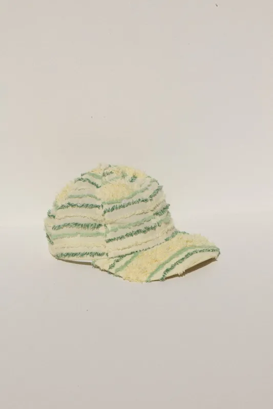 Chenille Hat - Lemon-Lime sold by CARLEEN