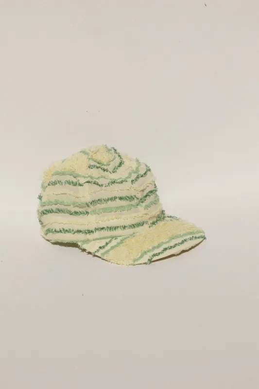 Chenille Hat - Lemon-Lime #2 sold by CARLEEN