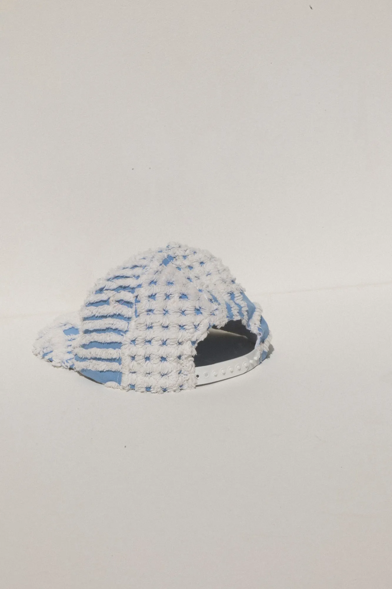 Chenille Hat - Blue Frosty #2 sold by CARLEEN product image thumbnail 2