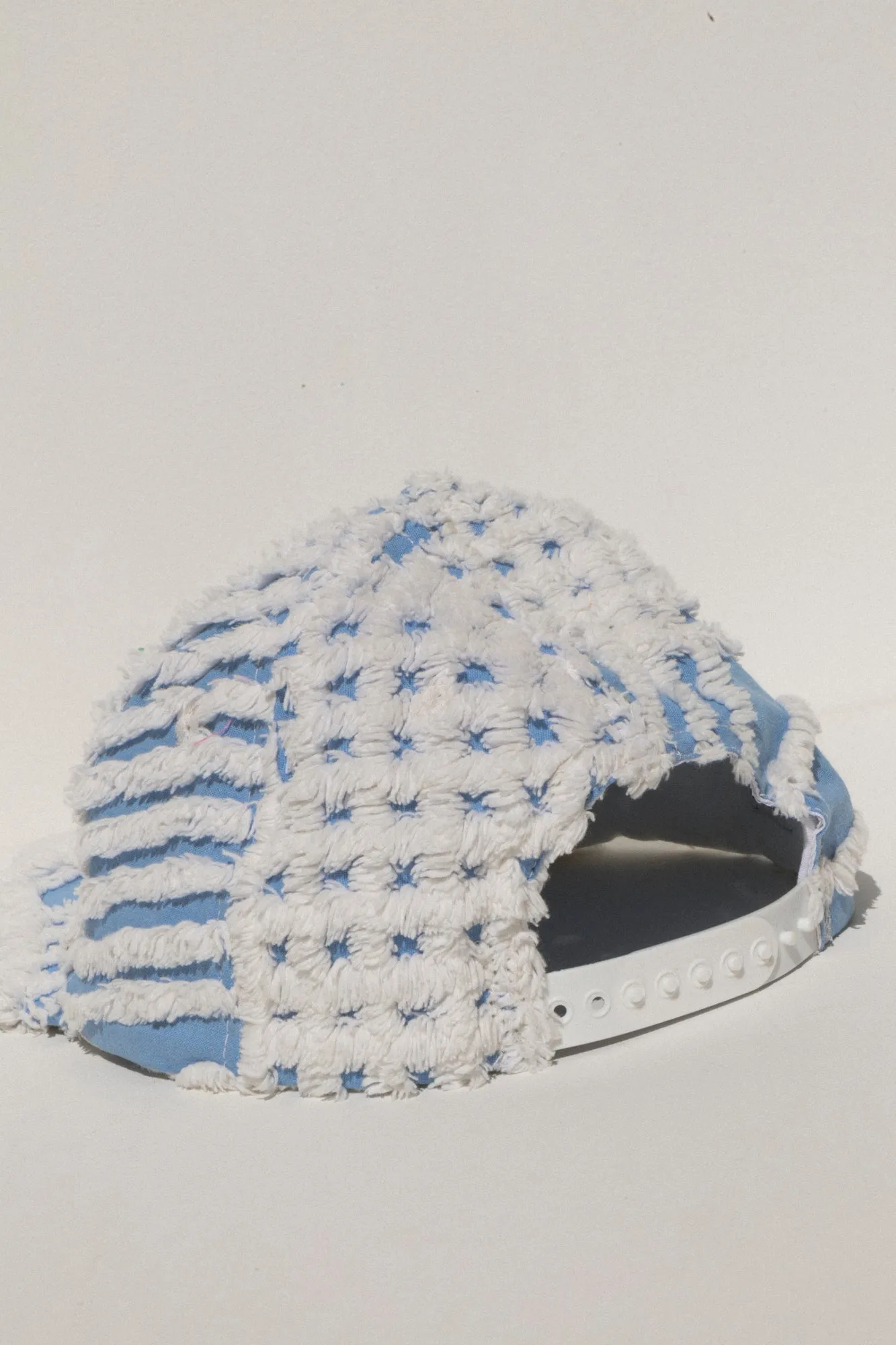 Chenille Hat - Blue Frosty #2 sold by CARLEEN product image thumbnail 3