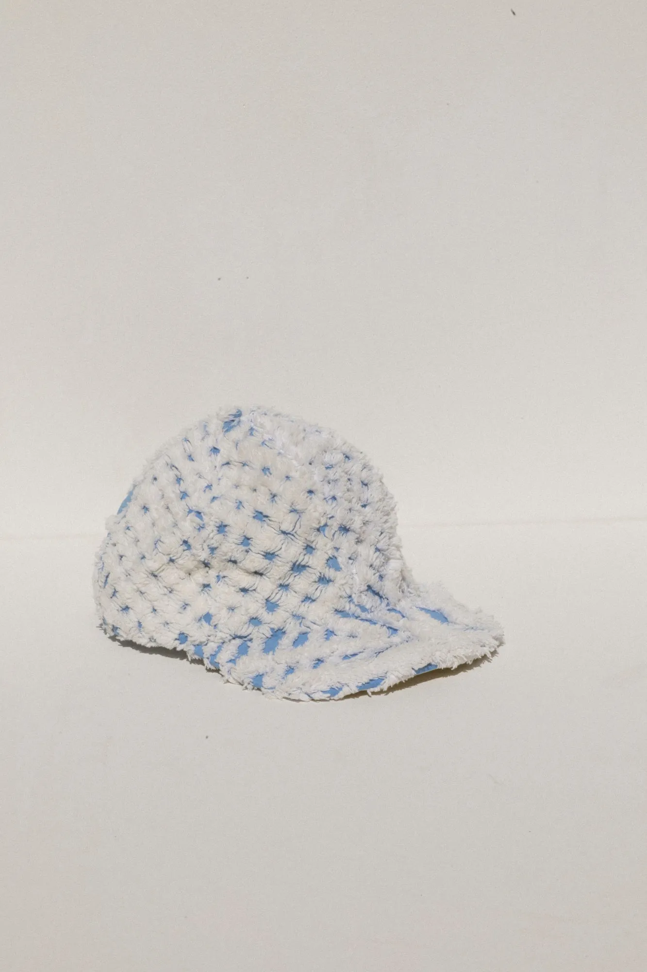 Chenille Hat - Blue Frosty #2 sold by CARLEEN