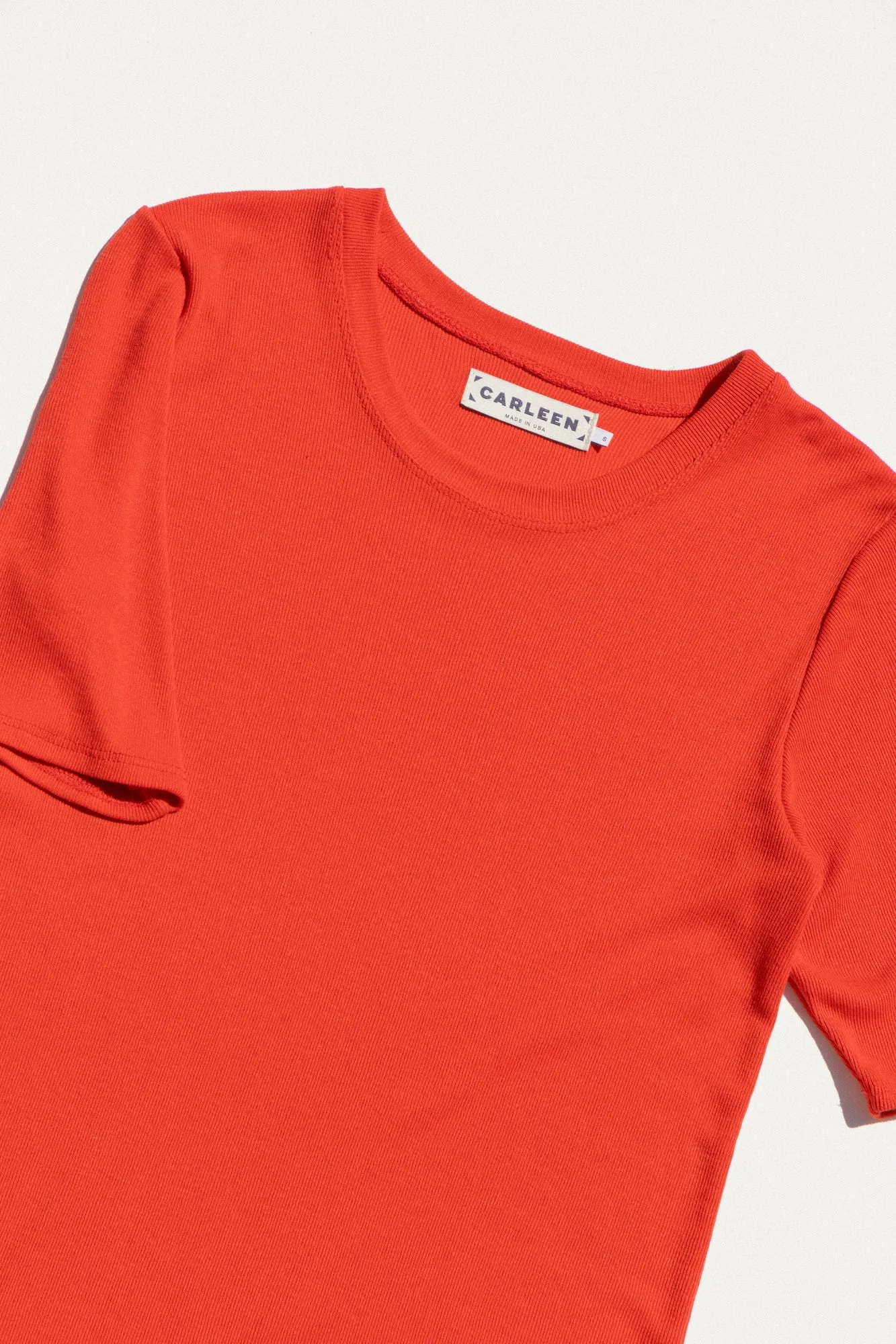 Siren Tee - Red Rib sold by CARLEEN product image thumbnail 3