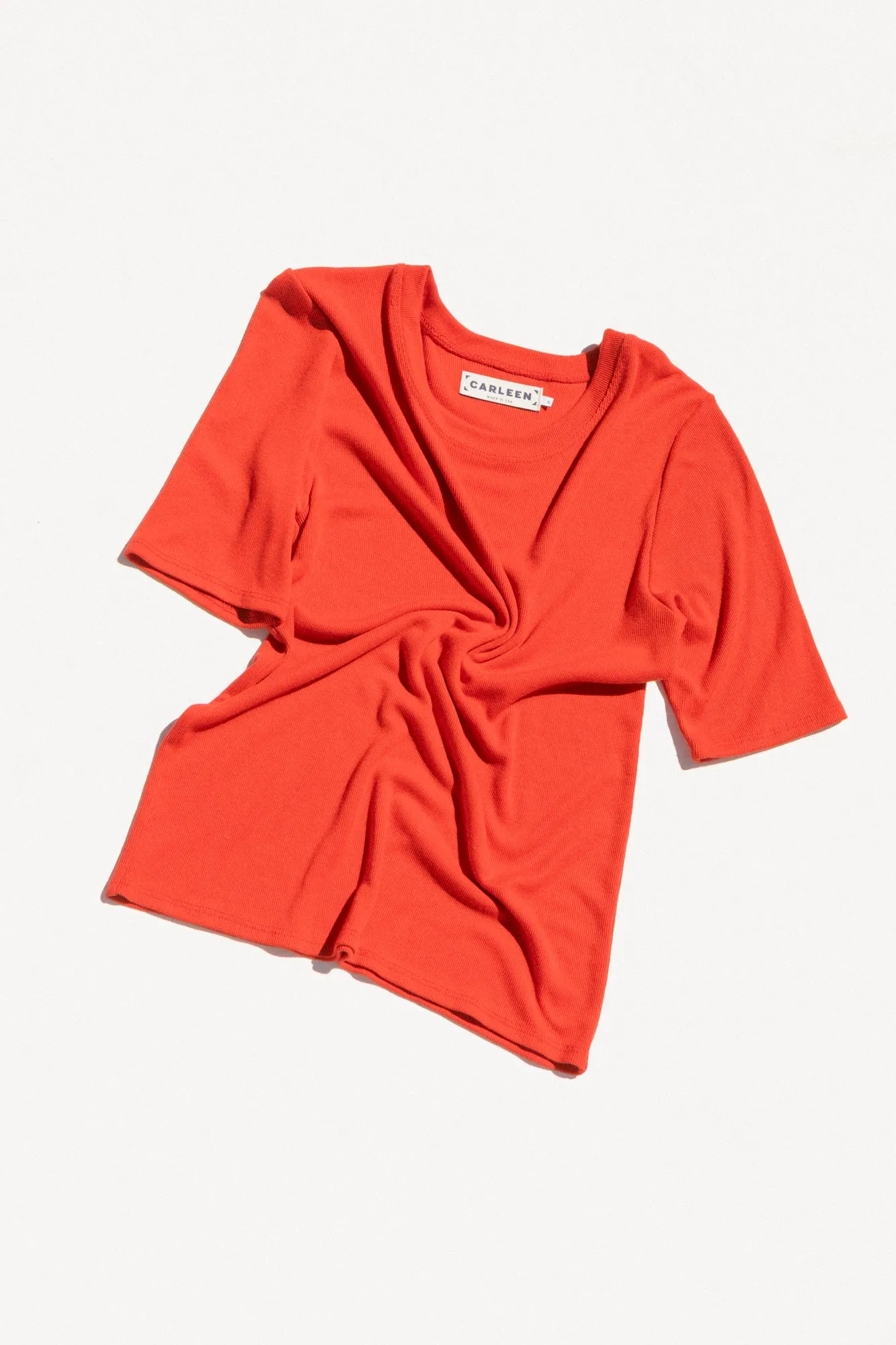 Siren Tee - Red Rib sold by CARLEEN product image thumbnail 4