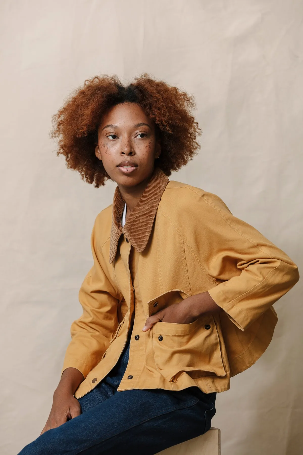 Laurel Swing Jacket - Amber Wheat sold by CARLEEN product image thumbnail 3