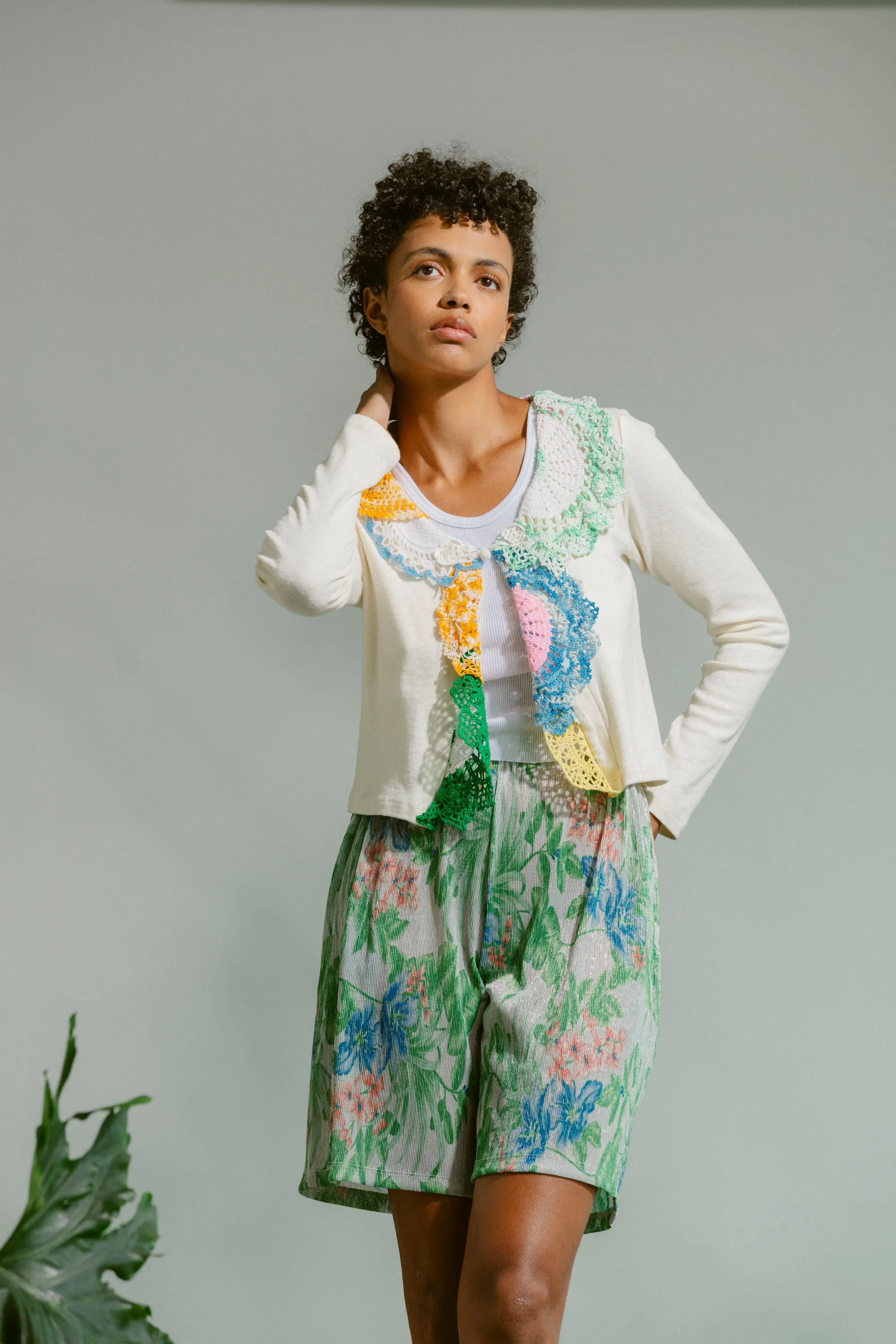 Doily Cardigan - Dragonfruit (Large) sold by CARLEEN product image thumbnail 5