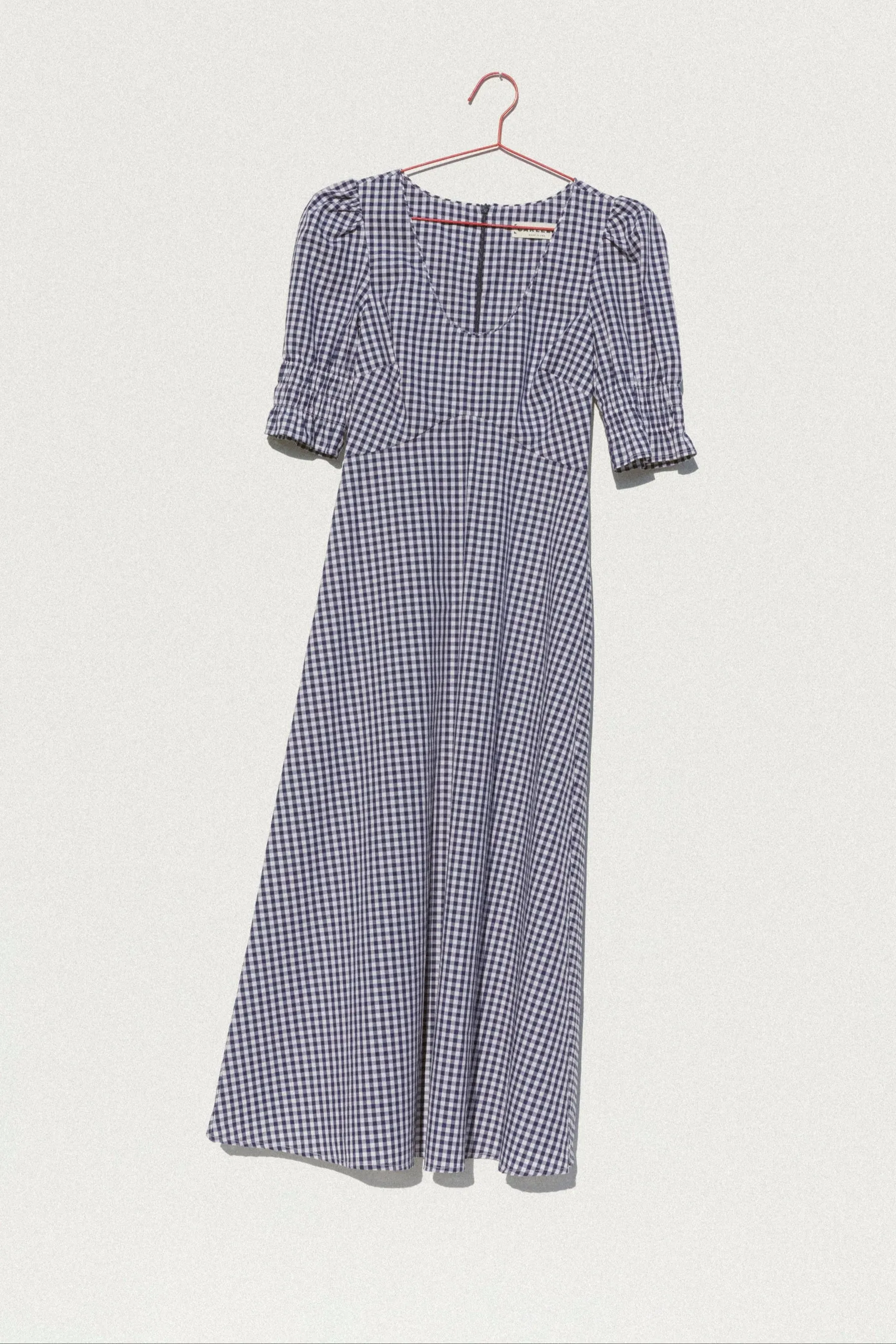 Austen Dress - Navy Gingham sold by CARLEEN
