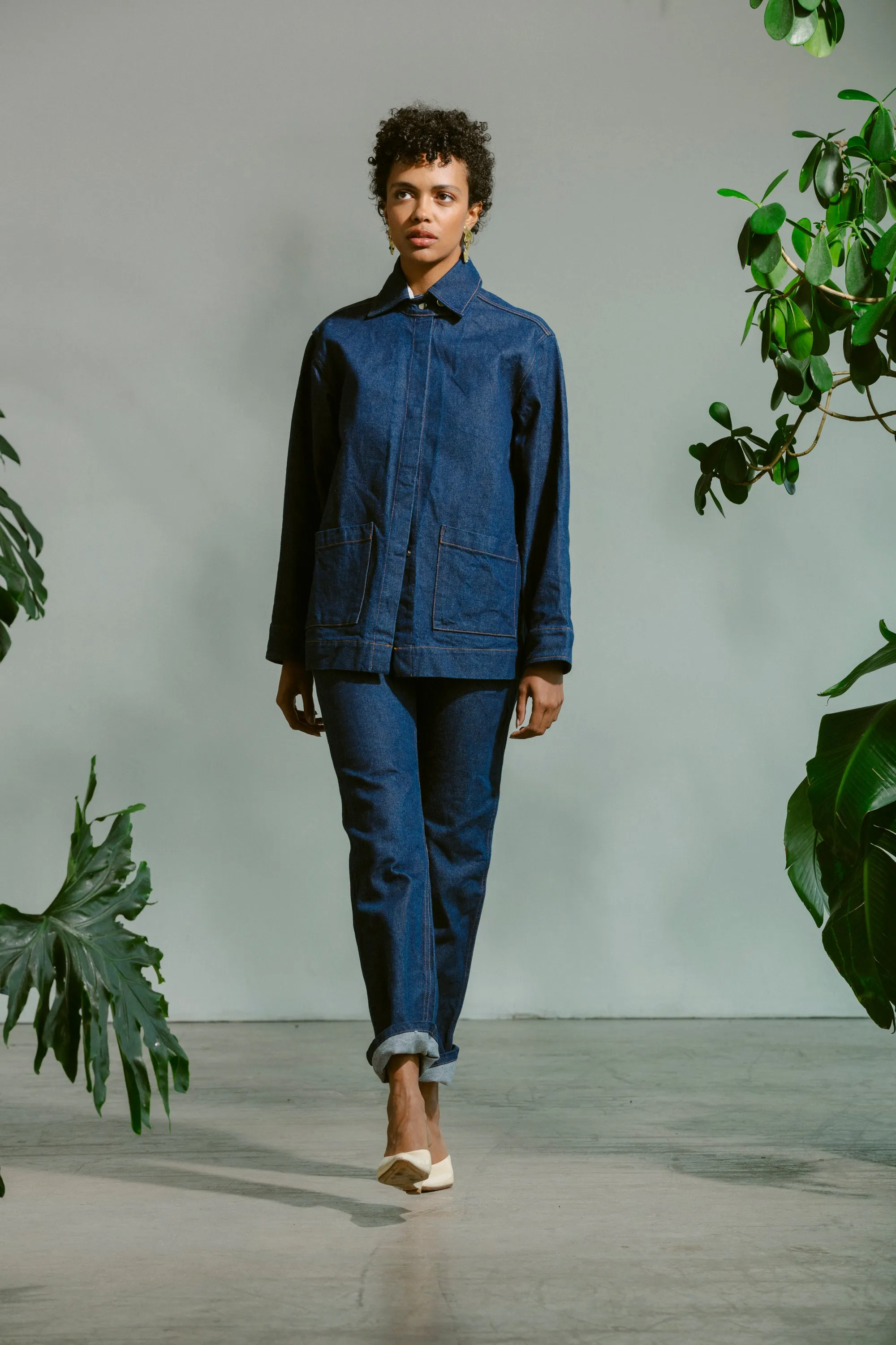 Straight Leg - Dark Rinse sold by CARLEEN product image thumbnail 4