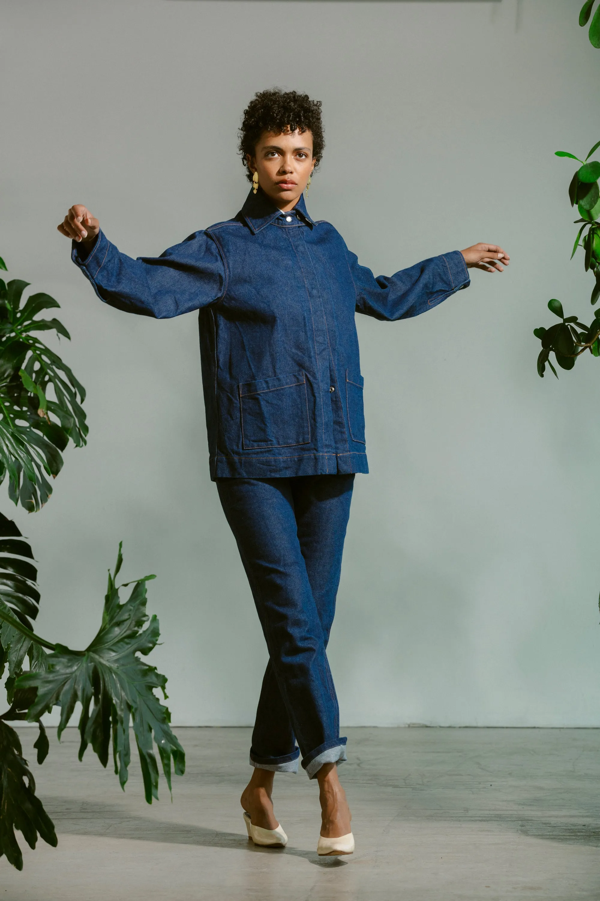 Straight Leg - Dark Rinse sold by CARLEEN product image thumbnail 5