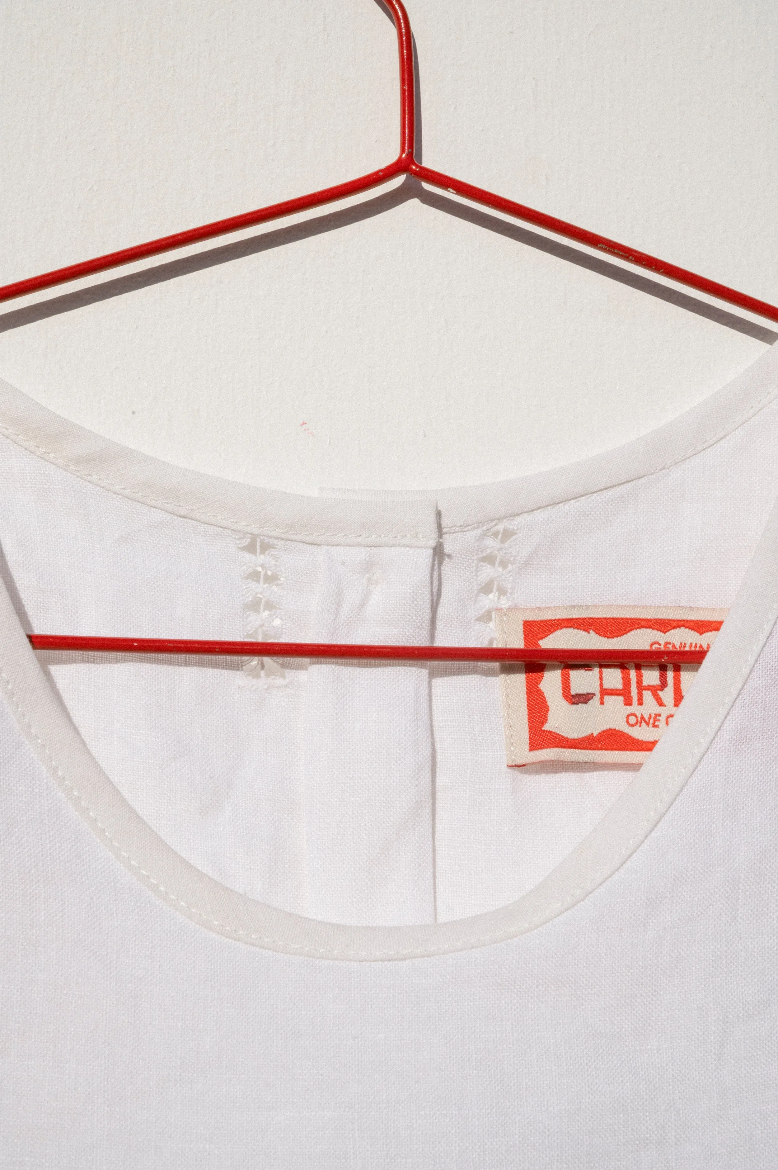 Zoe Sleeveless Shell - Openwork on Linen (L) sold by CARLEEN product image thumbnail 5