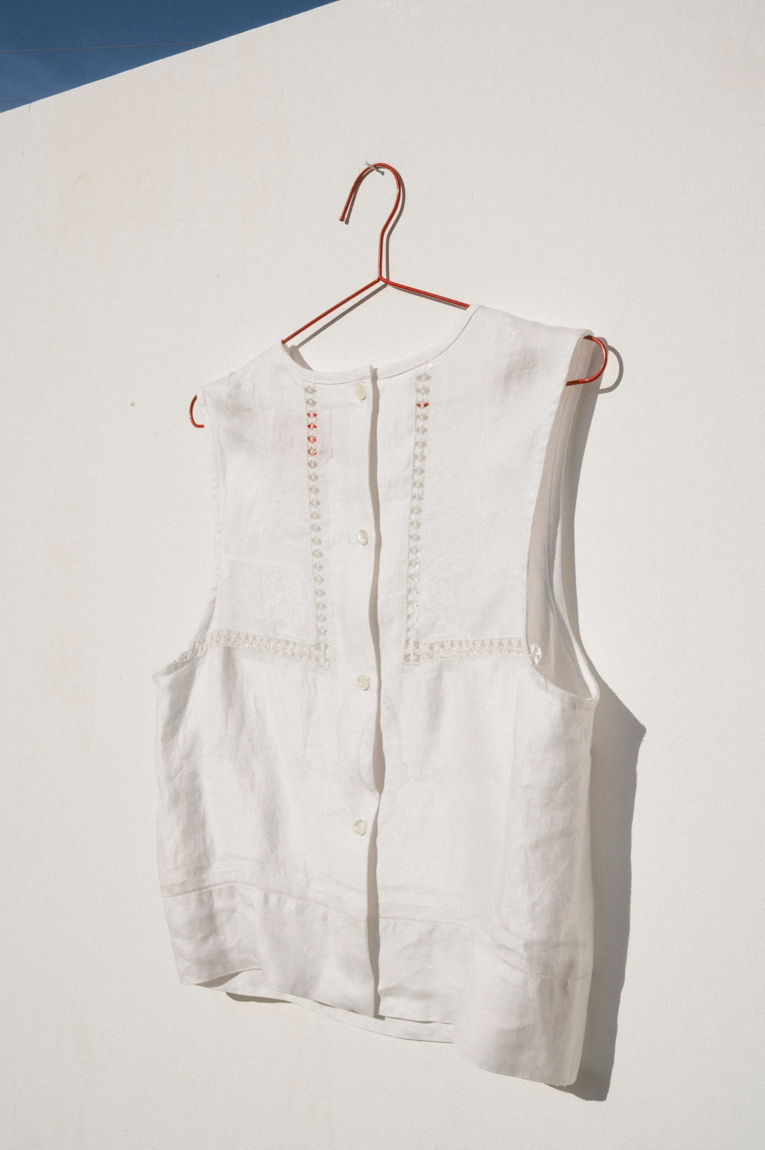 Zoe Sleeveless Shell - Openwork on Brocade (XL) sold by CARLEEN product image thumbnail 4