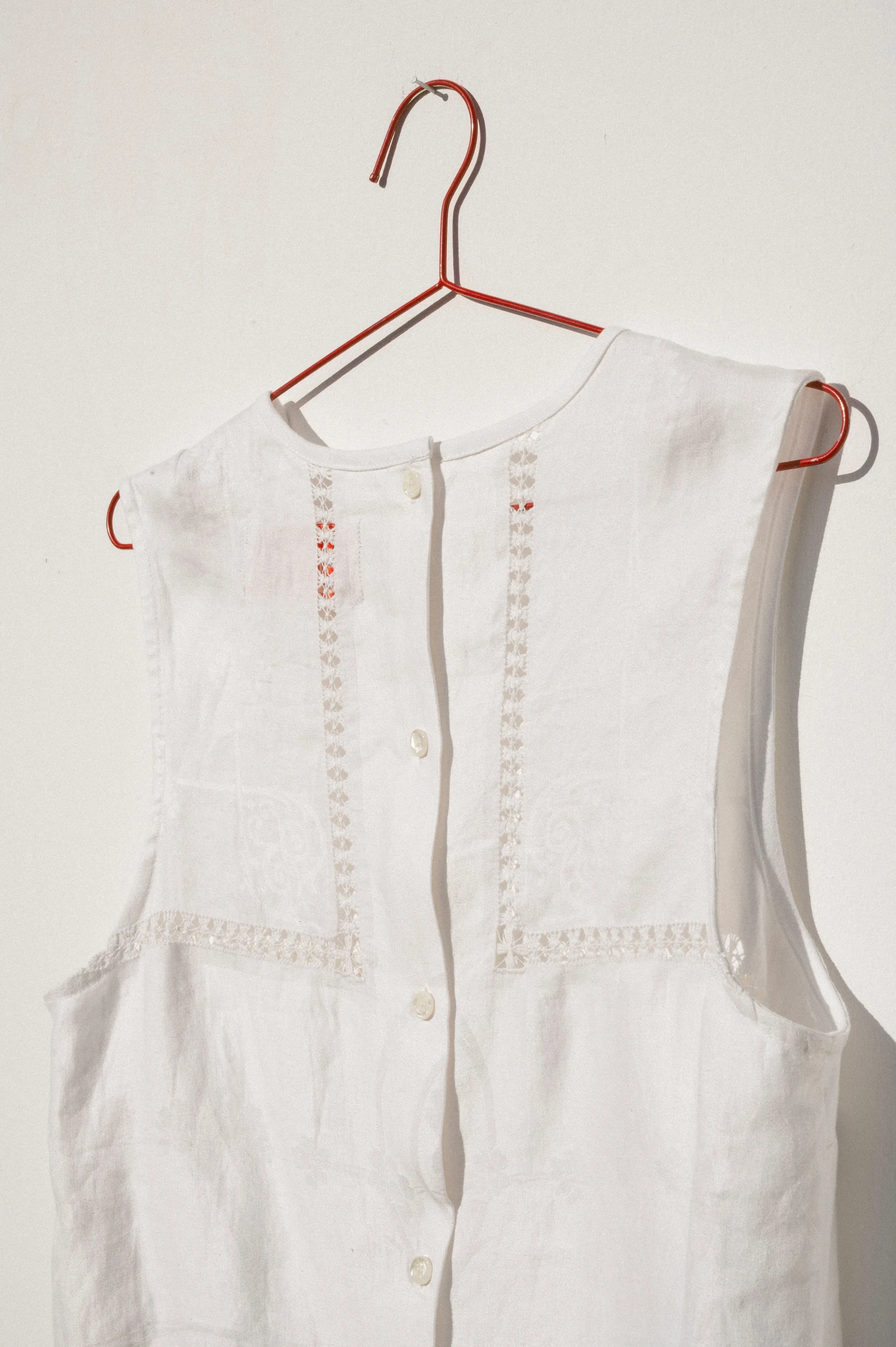 Zoe Sleeveless Shell - Openwork on Brocade (XL) sold by CARLEEN product image thumbnail 5