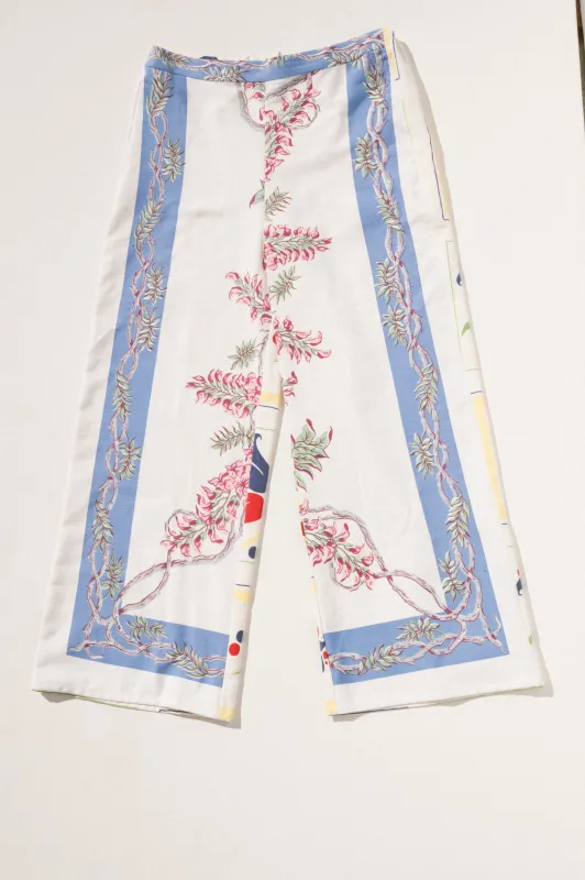 Scout Tie-Back Pant - Vine/Graphic (S) made by CARLEEN