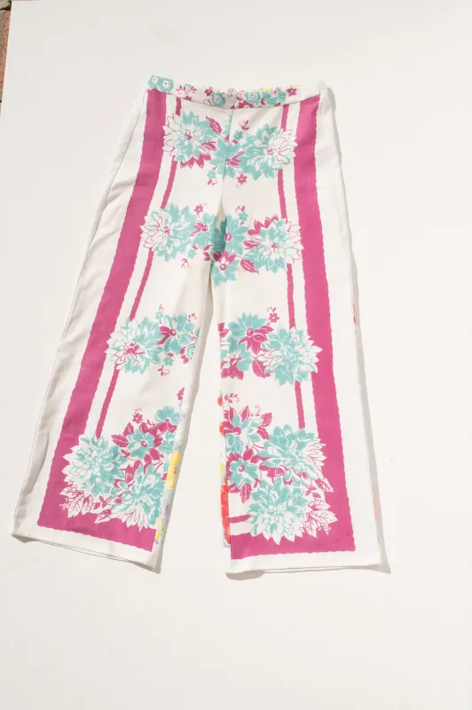 Scout Tie-Back Pant - Dahlia/Poppy (S) made by CARLEEN