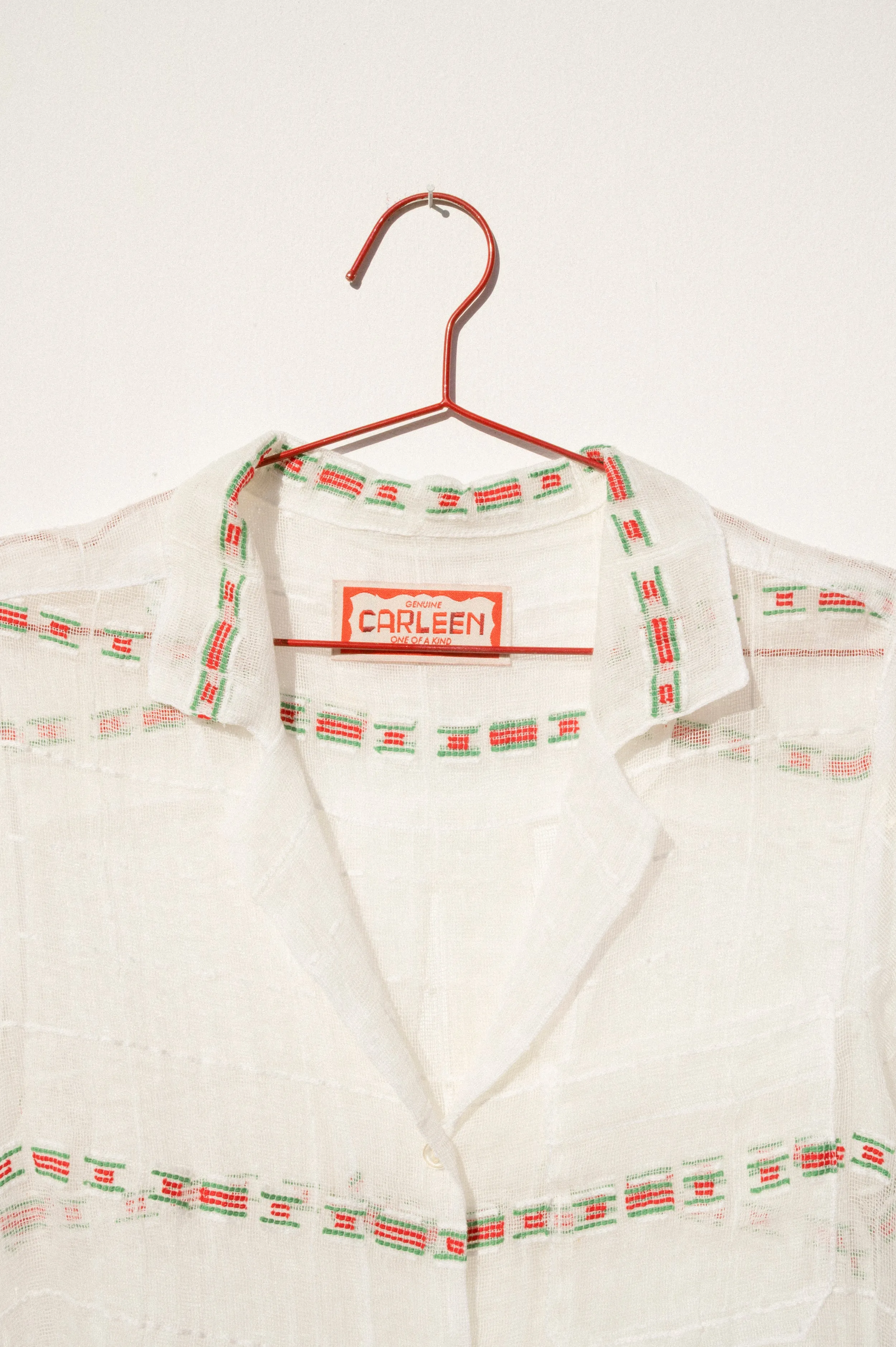 Nancy Button-Waist Shirt - One Of A Kind (Small) sold by CARLEEN product image thumbnail 2