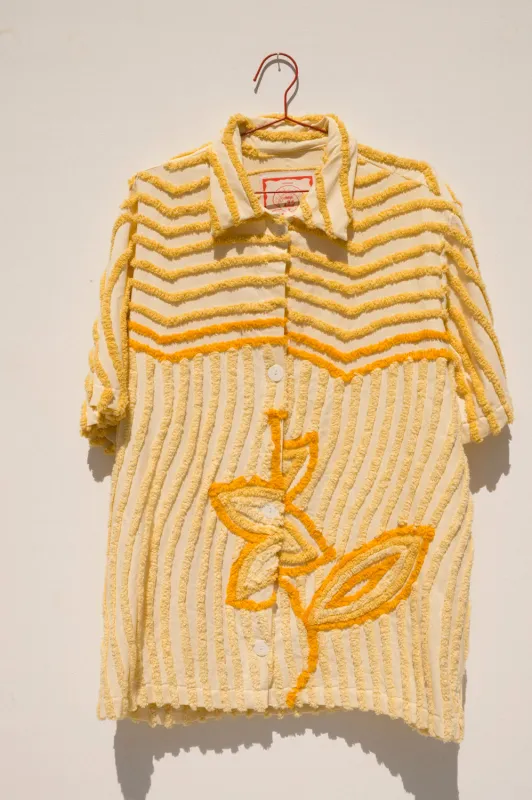 Teresa Coverup - Yellow Flower (XS/S) made by CARLEEN