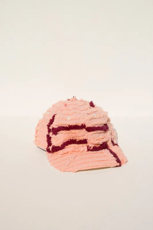 Ball Cap - Pink Chenille #9 made by CARLEEN