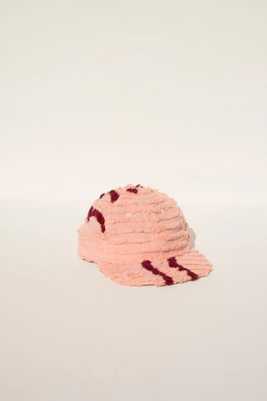 Ball Cap - Pink Chenille #8 made by CARLEEN
