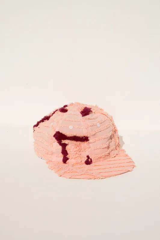 Ball Cap - Pink Chenille #7 made by CARLEEN