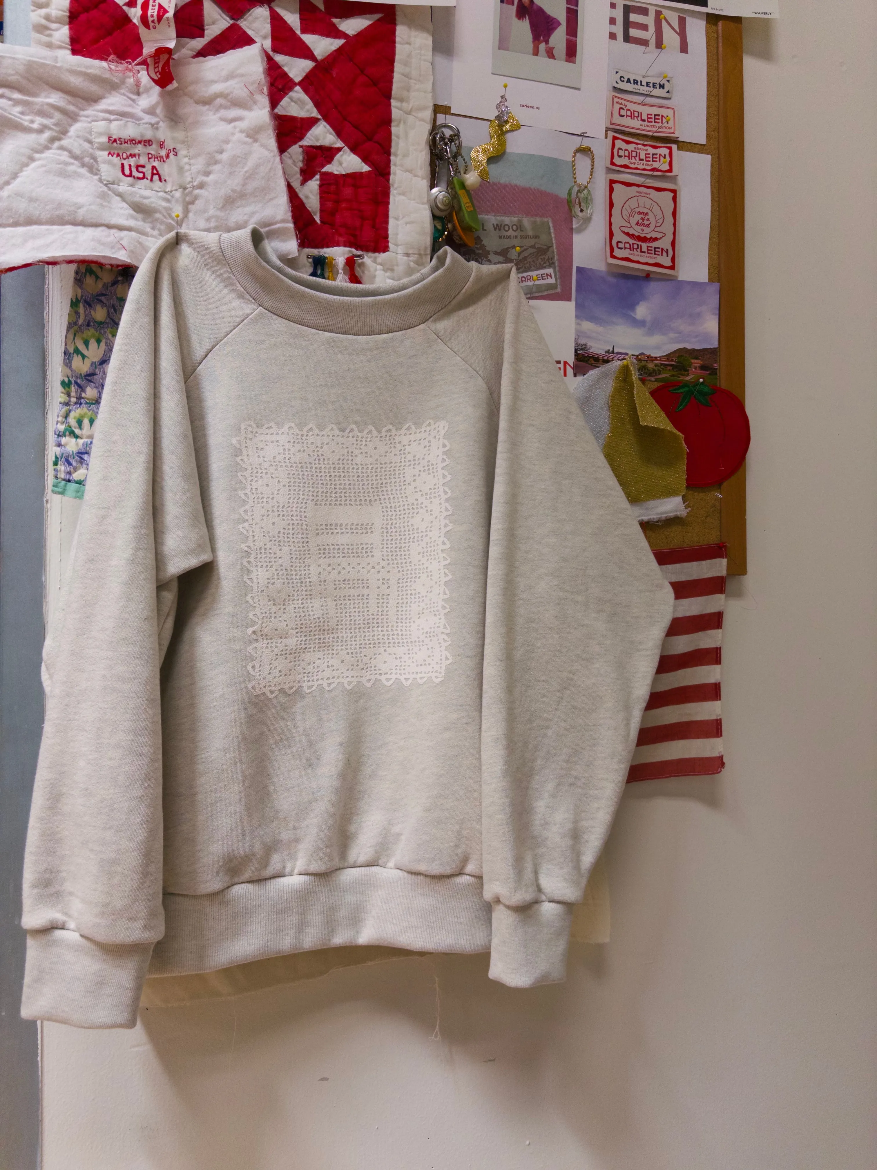 Rory Sweatshirt - Heather Doily sold by CARLEEN product image thumbnail 3
