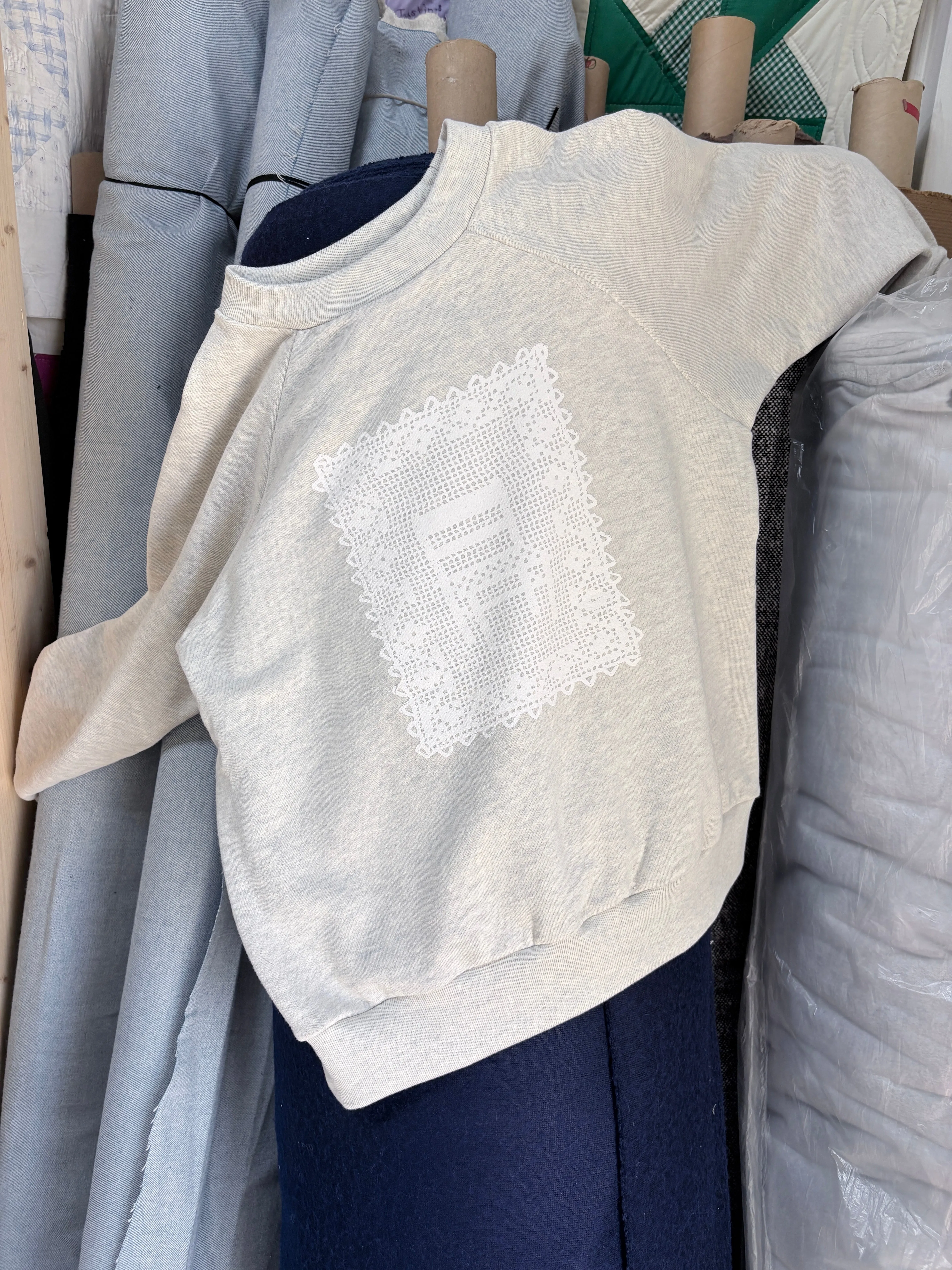 Rory Sweatshirt - Heather Doily sold by CARLEEN product image thumbnail 5