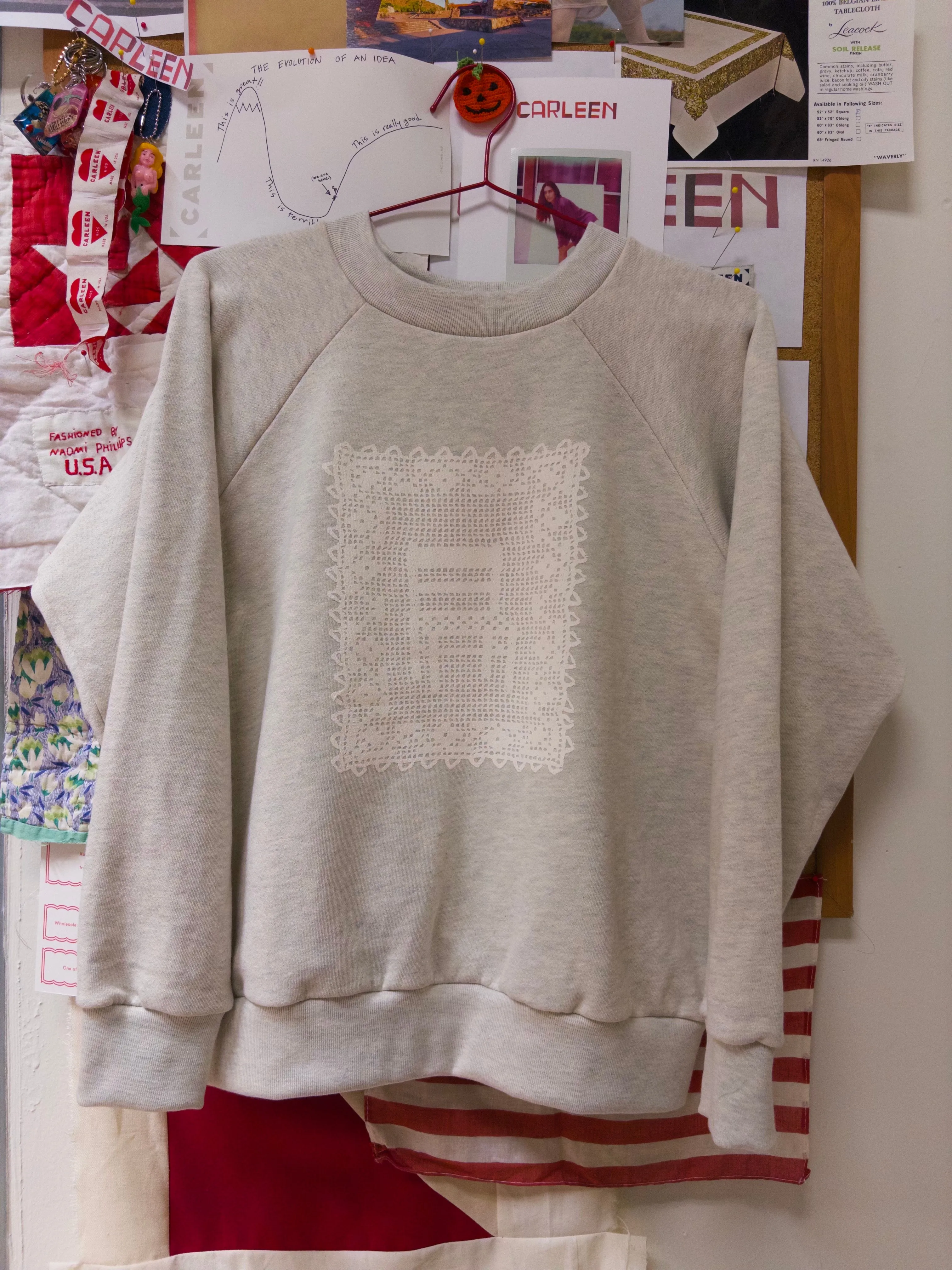 Rory Sweatshirt - Heather Doily sold by CARLEEN product image thumbnail 4
