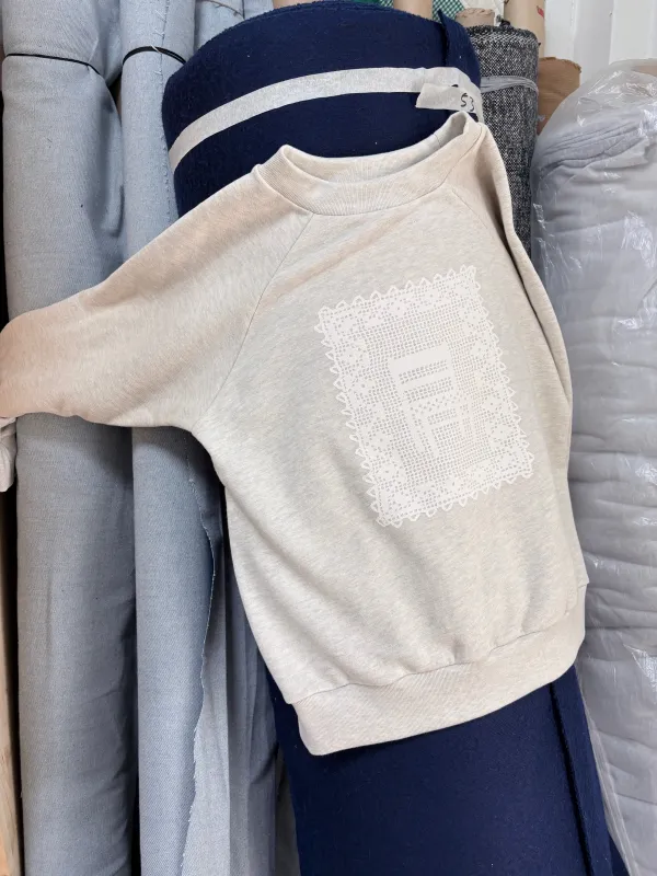 Rory Sweatshirt - Heather Doily made by CARLEEN